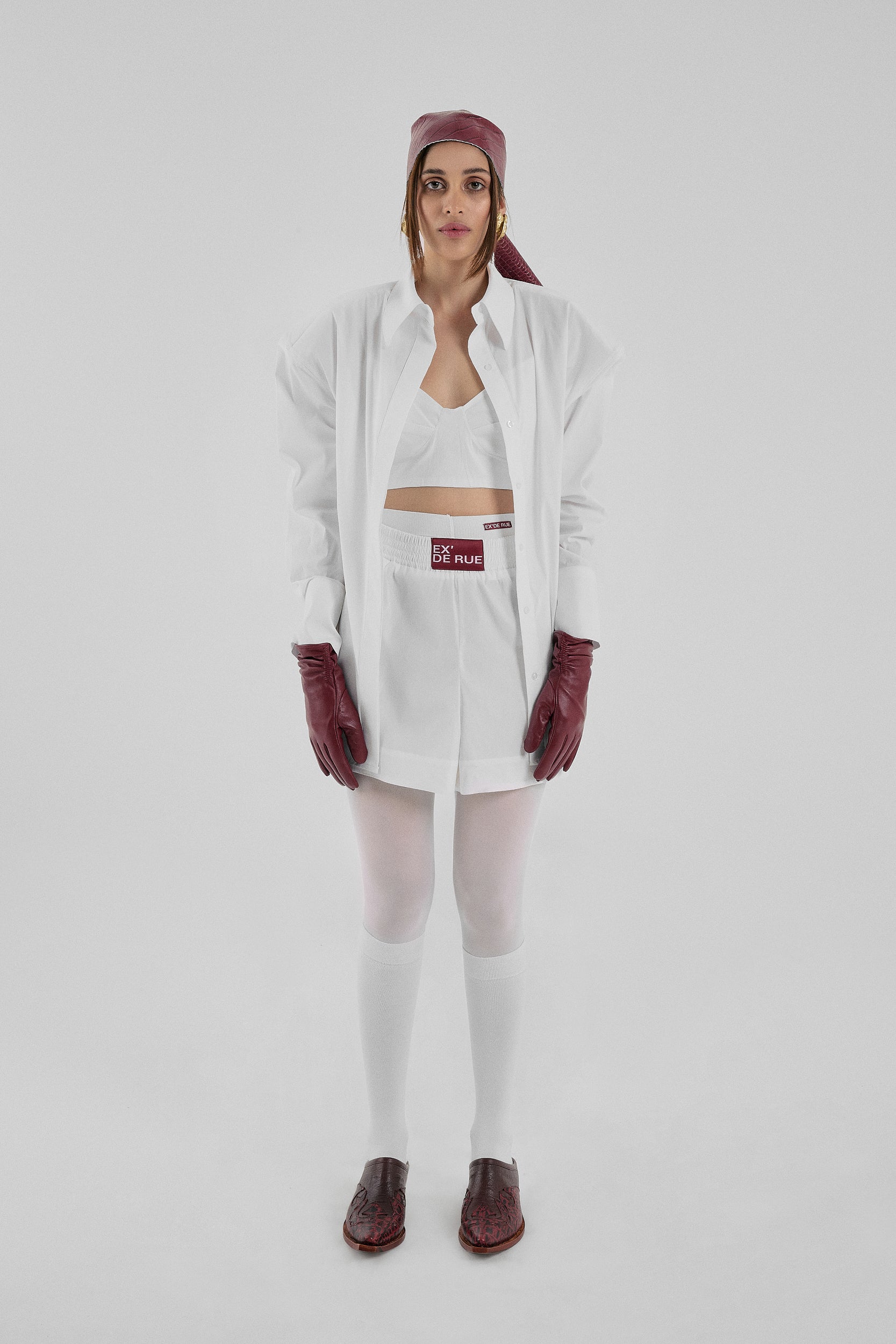 White Poplin Boxer