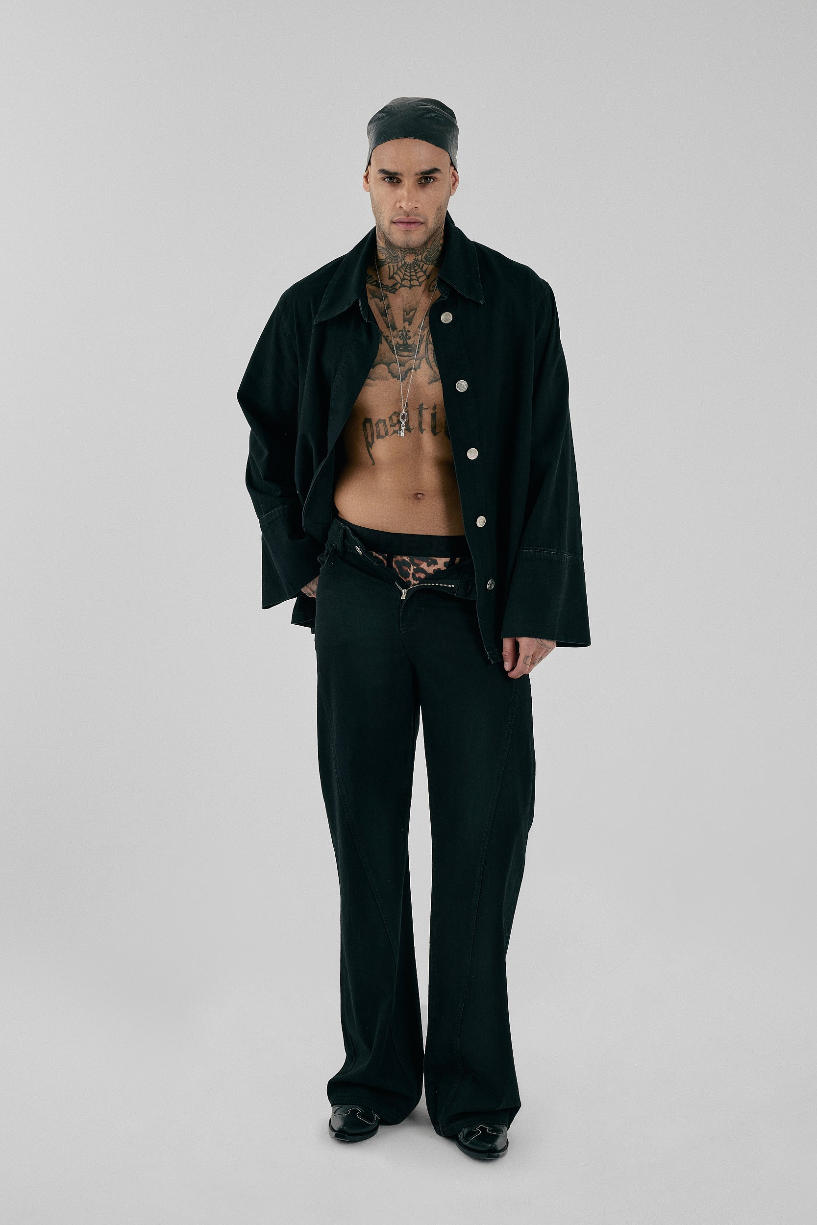 HAZE DENIM KIMONO SHIRT III