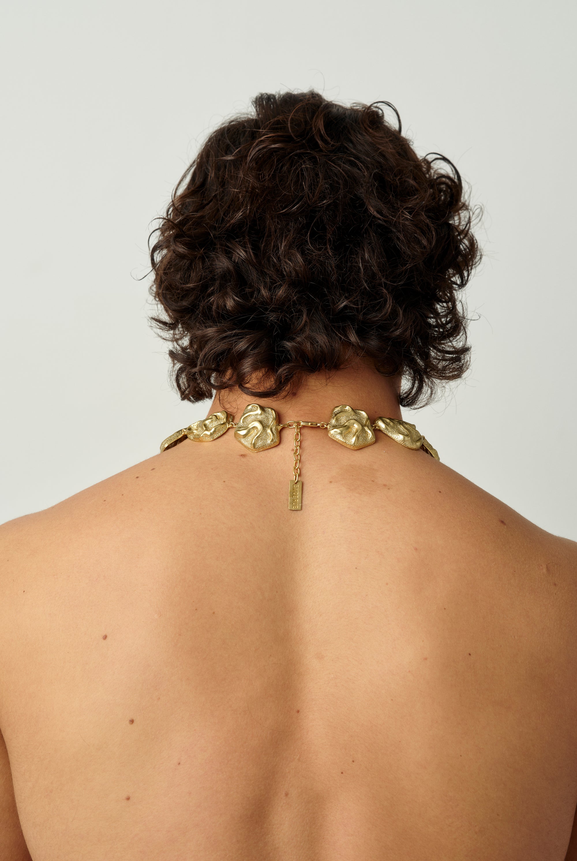 05 Gala Pulse Short Necklace Gold Man