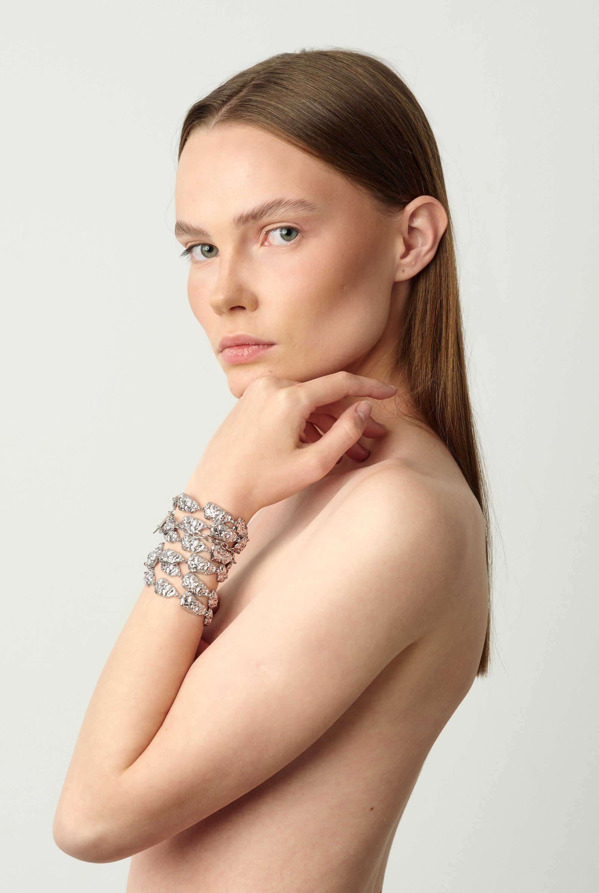 07 Gala Edge Belt Silver