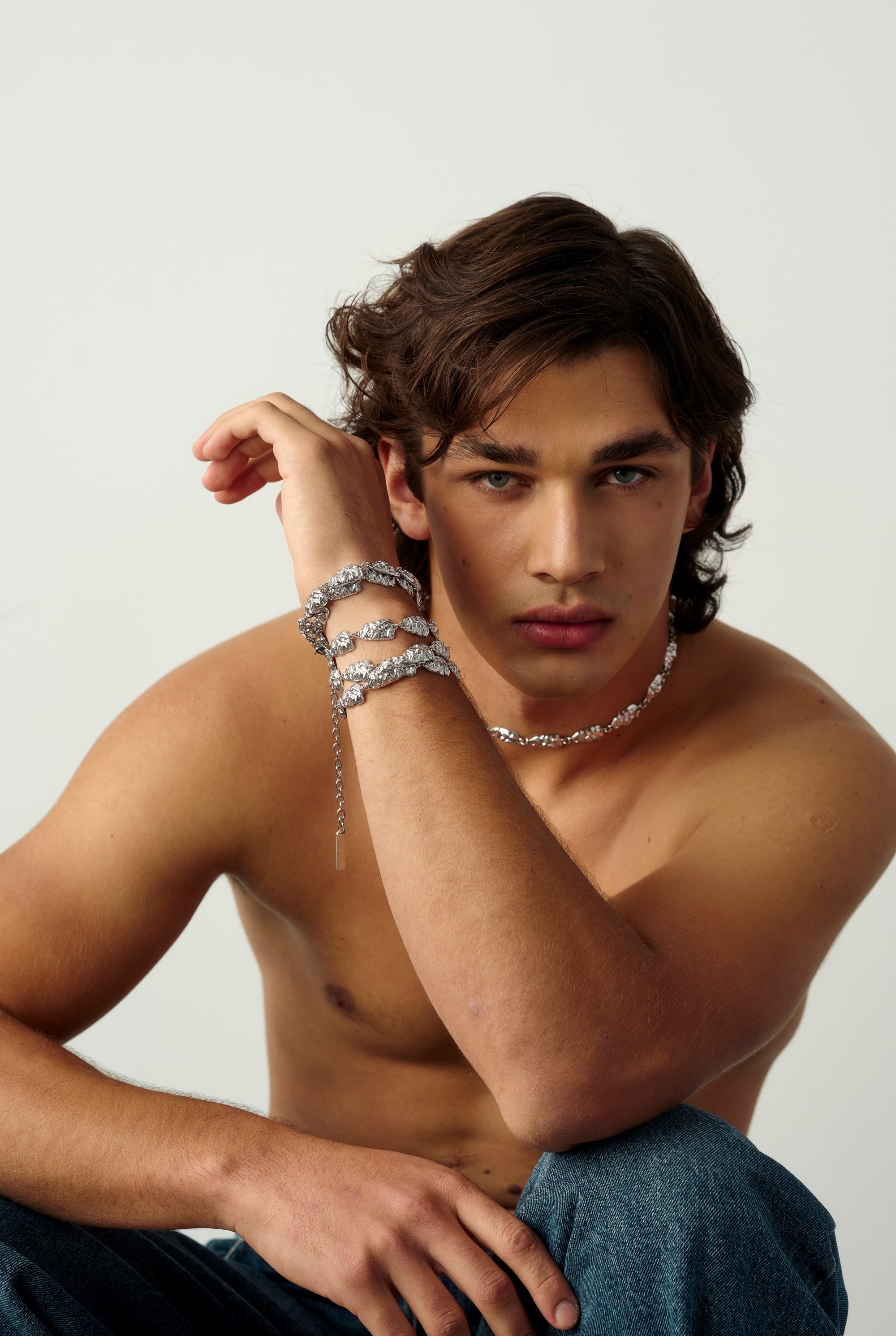 07 GALA EDGE BELT SILVER MAN