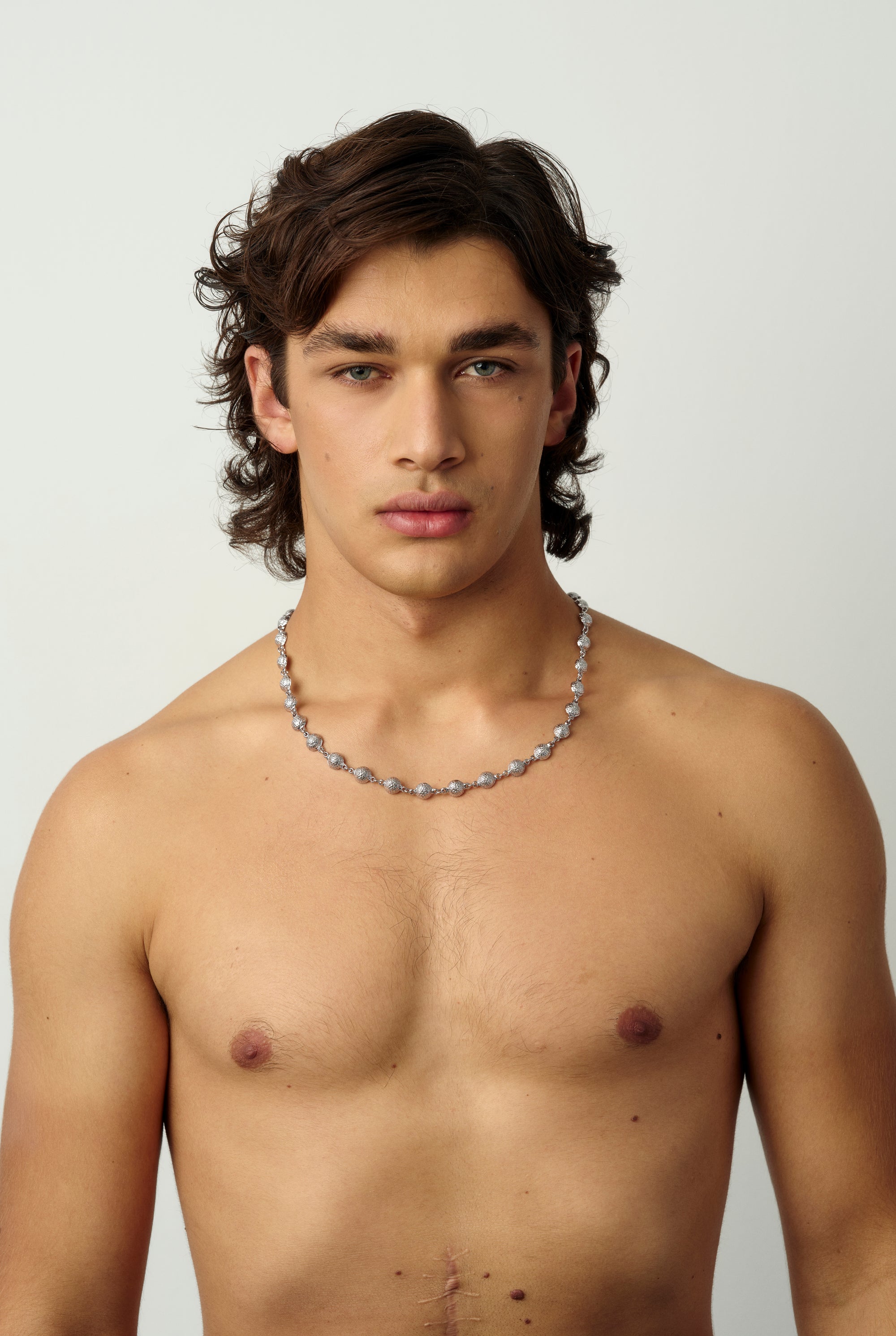 06 GALA NOVA LONG NECKLACE SILVER MAN