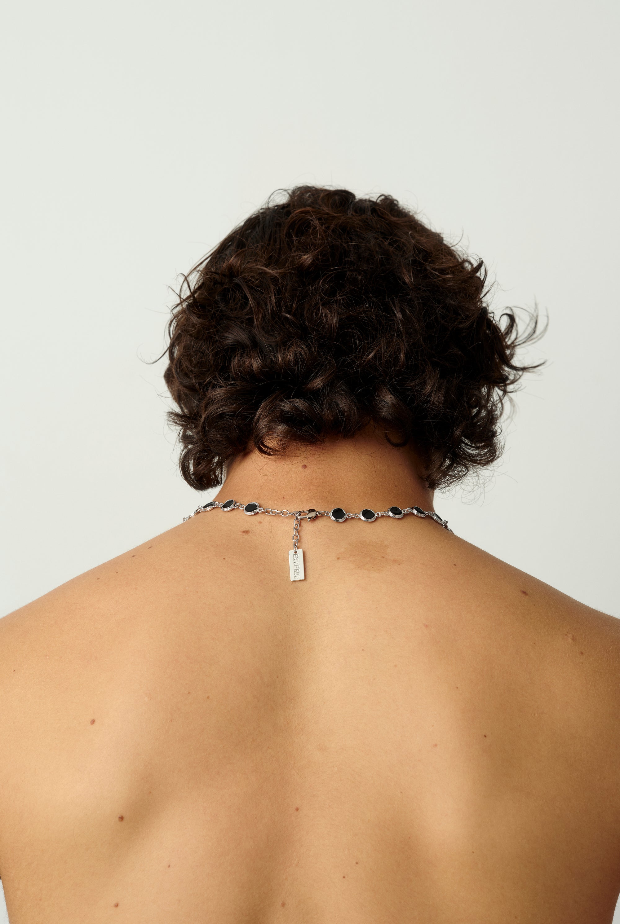 13 DARK GALA  NECKLACE SILVER MAN