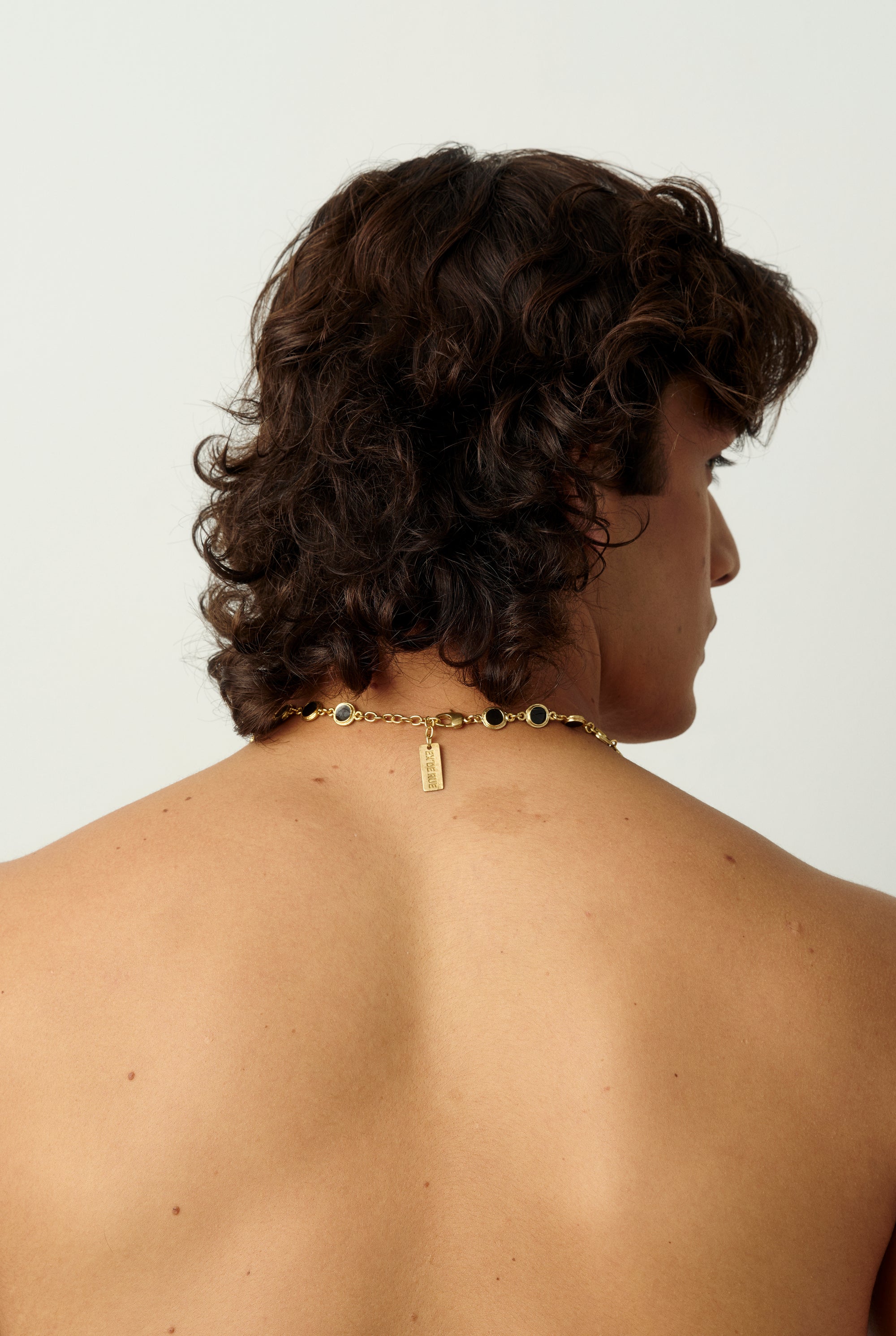 13 Dark Gala  Necklace Gold Man