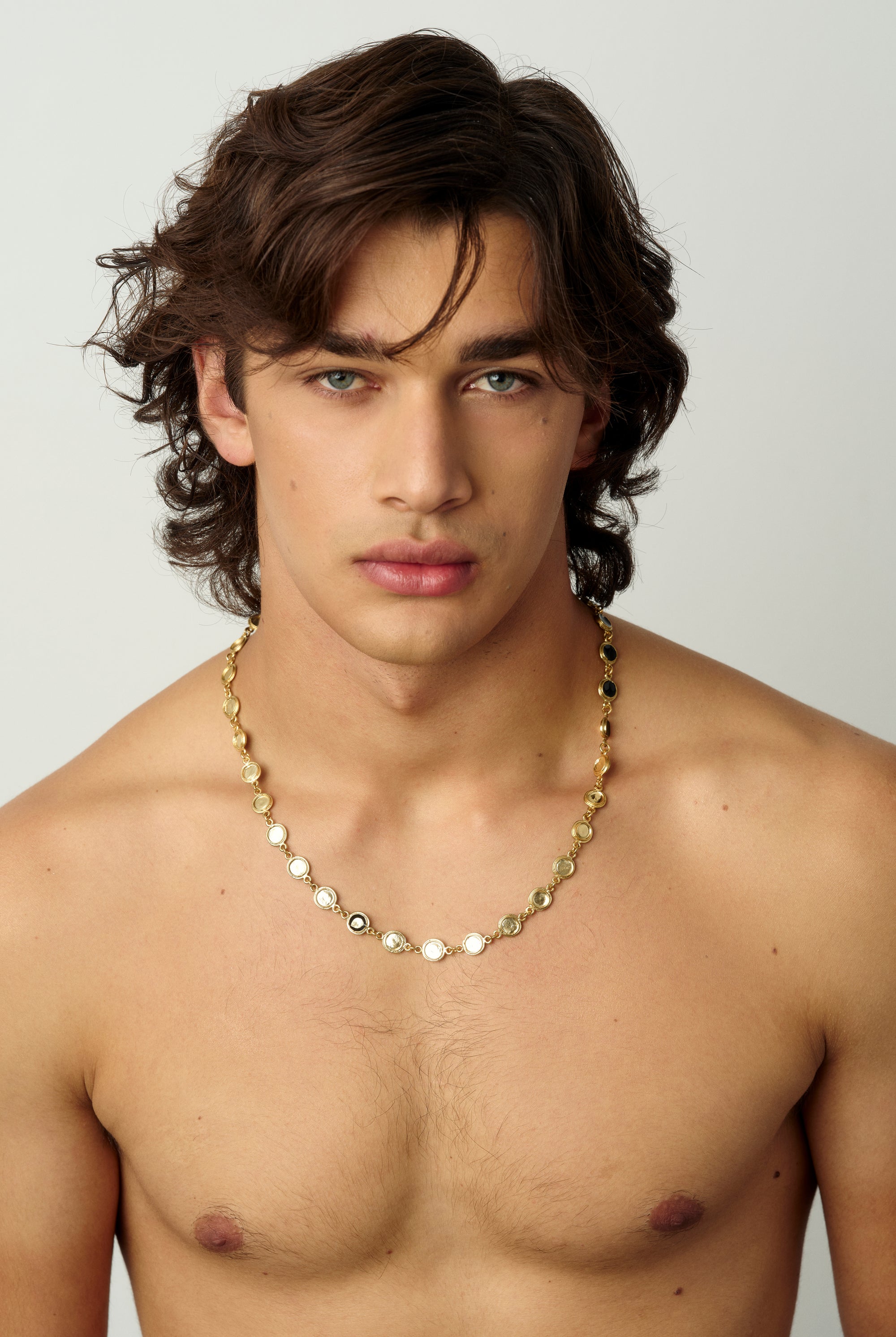 13 Dark Gala  Necklace Gold Man