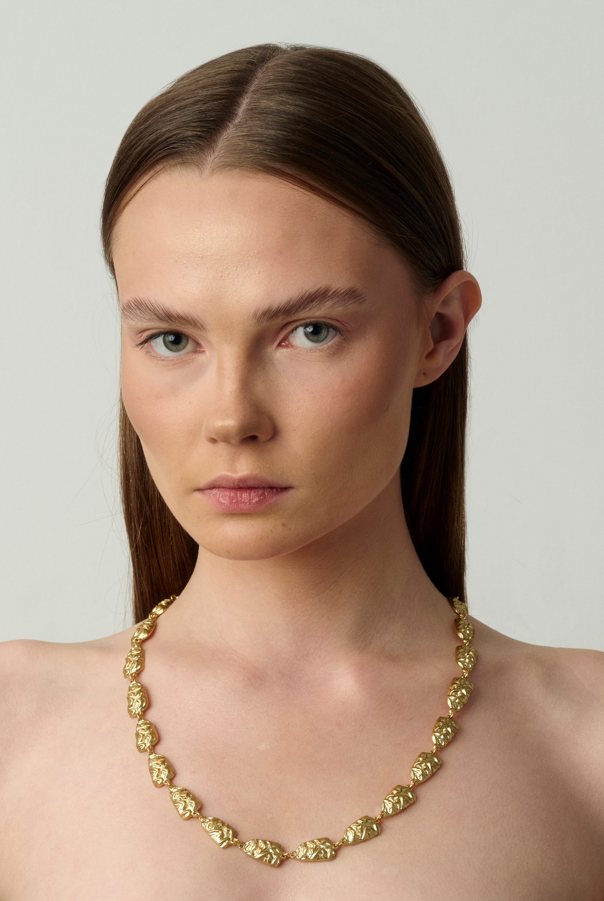 07 GALA EDGE  NECKLACE GOLD