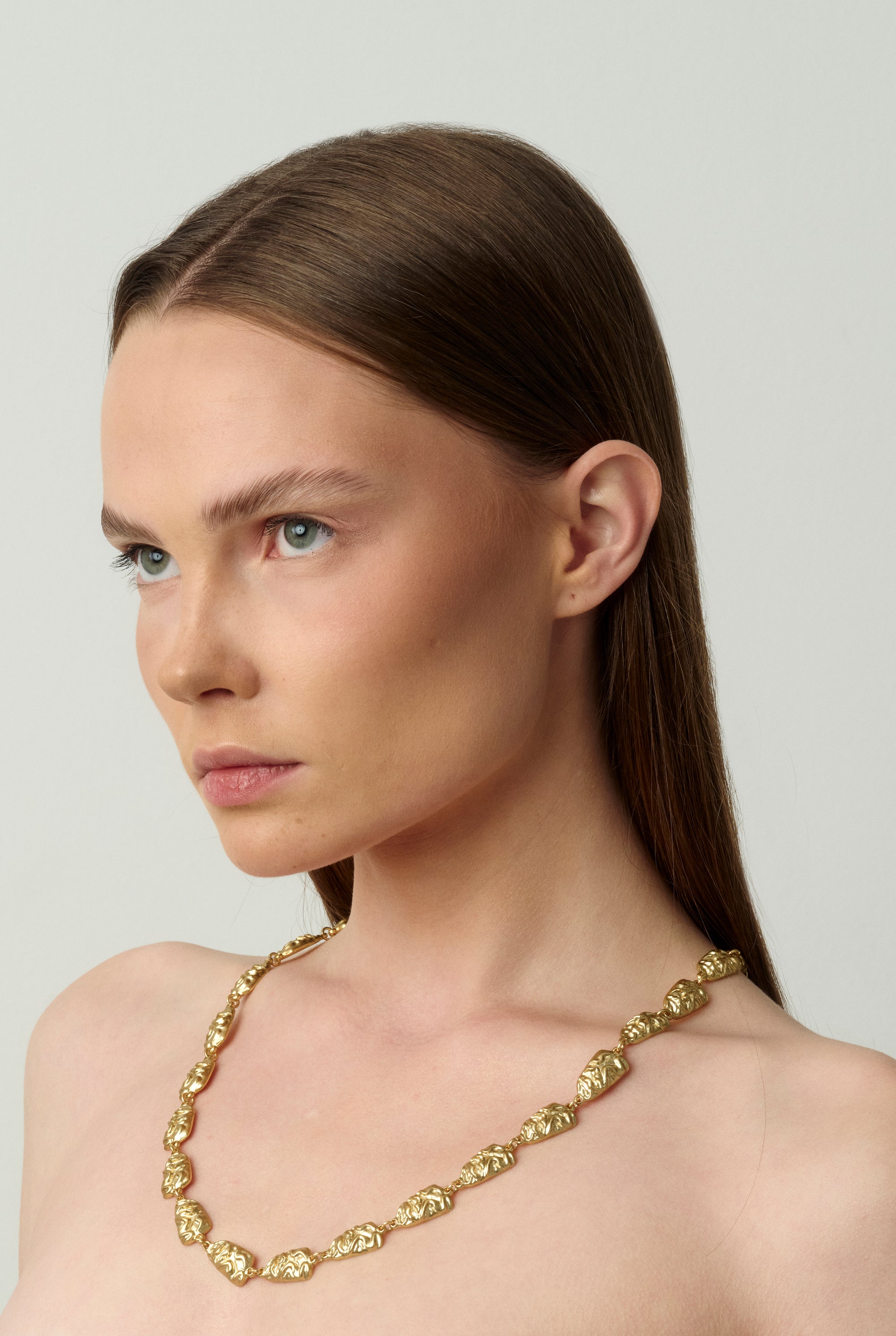 07 GALA EDGE  NECKLACE GOLD