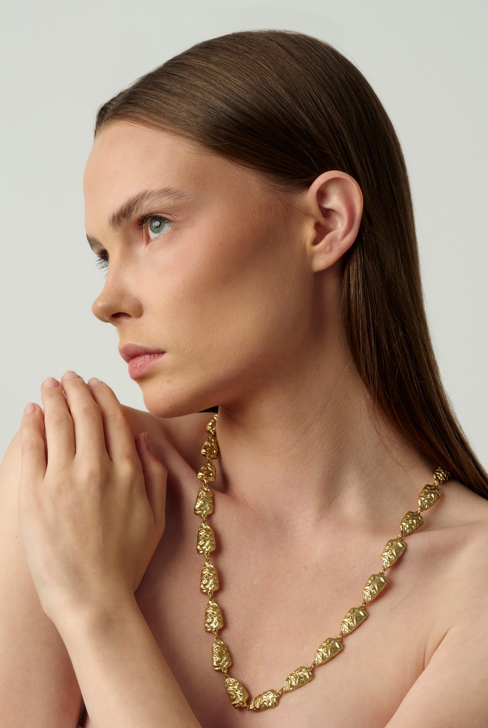 07 GALA EDGE  NECKLACE GOLD