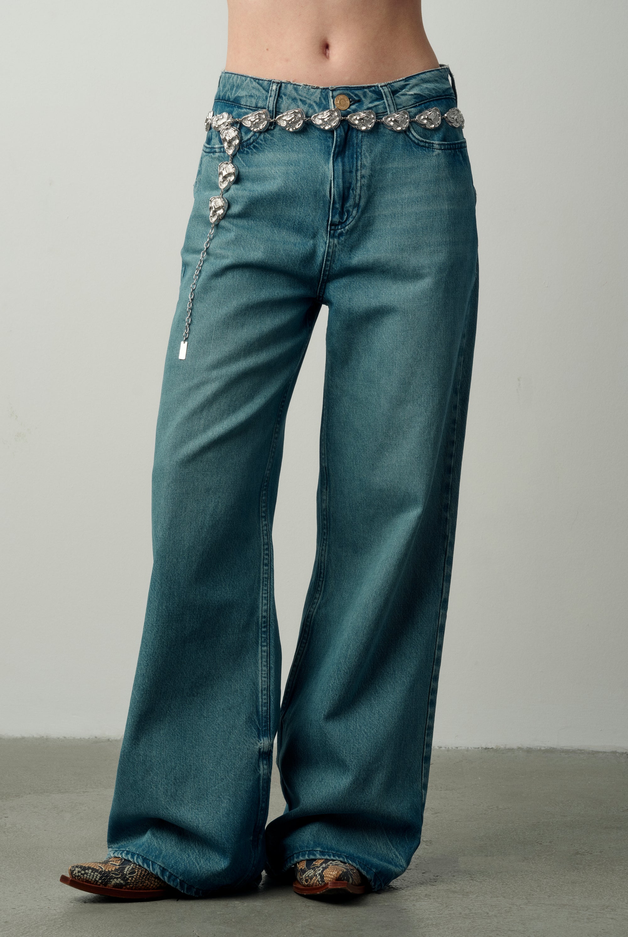 01 GALA TWIST BELT SILVER