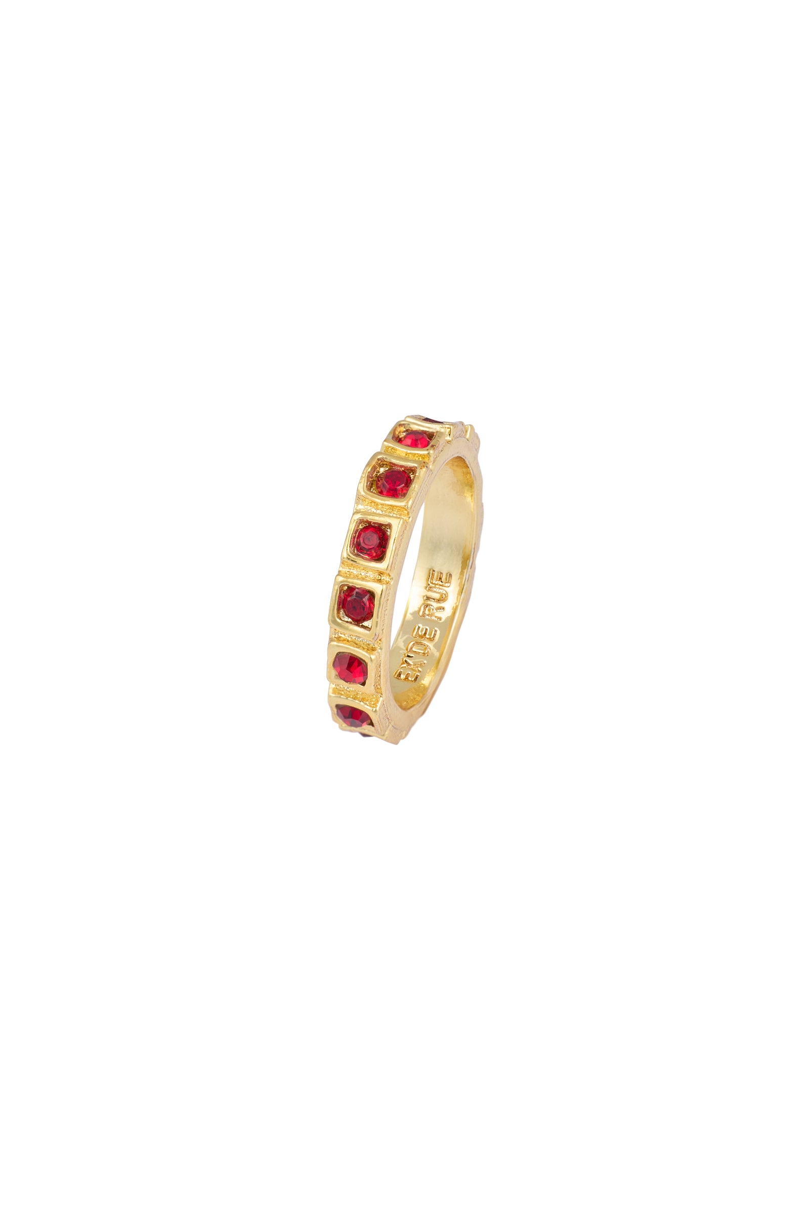 Gala Twist White Stone Ring