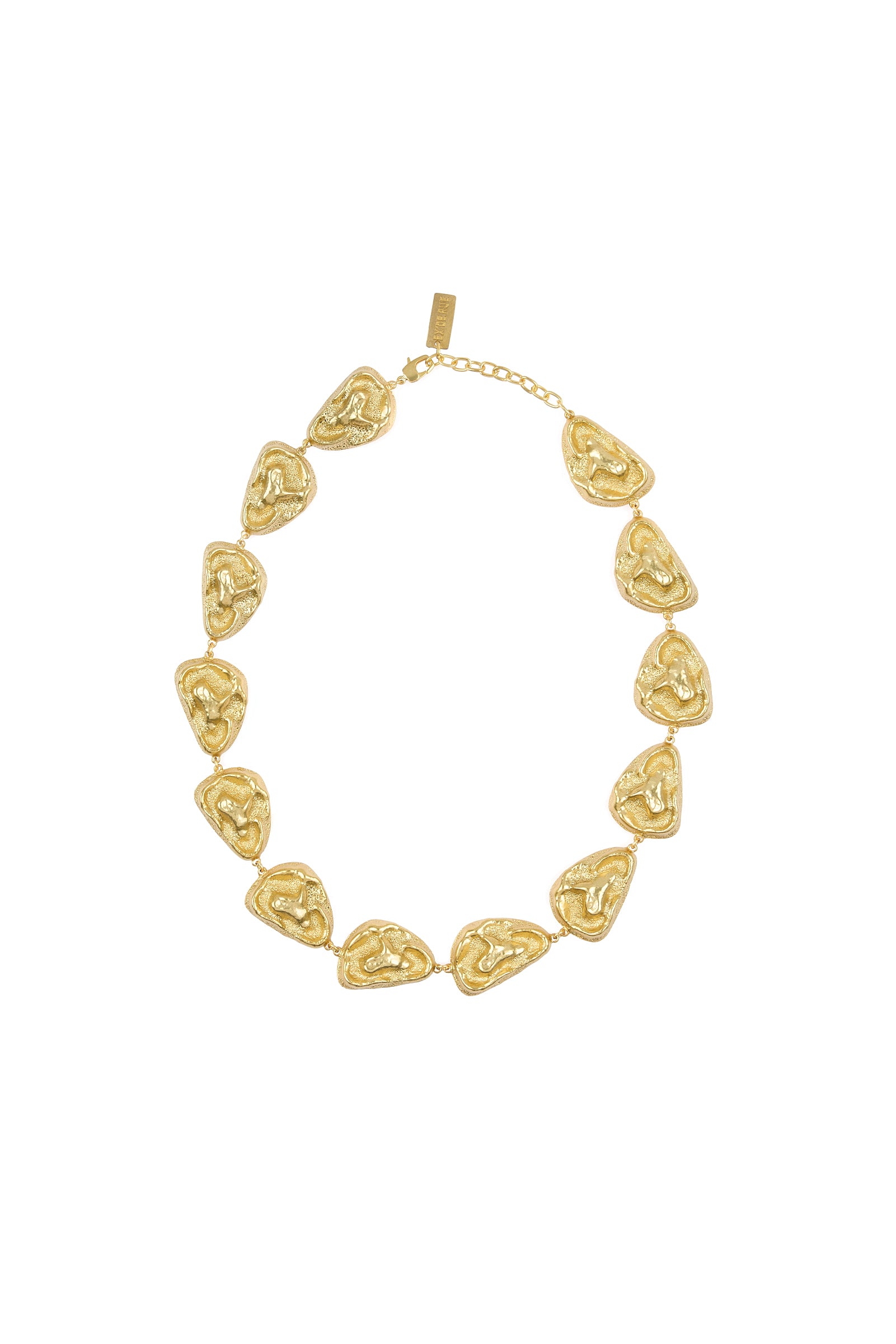 01 Gala Twist Long Necklace Gold