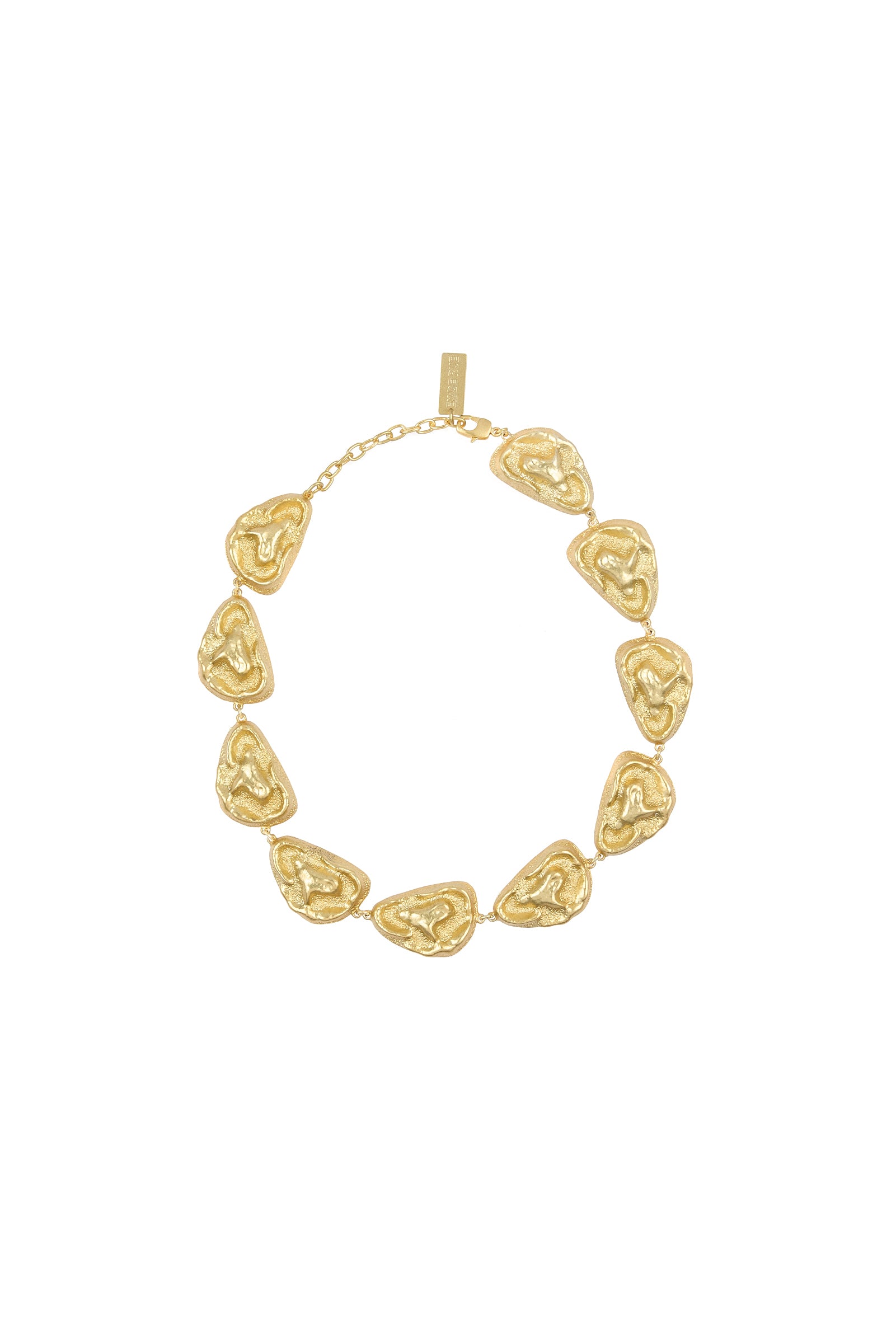 01 GALA TWIST SHORT NECKLACE GOLD MAN