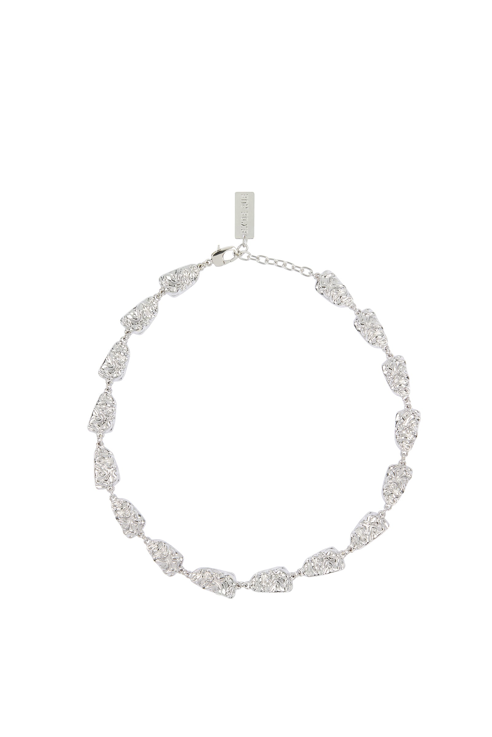 07 Gala Edge Necklace Silver