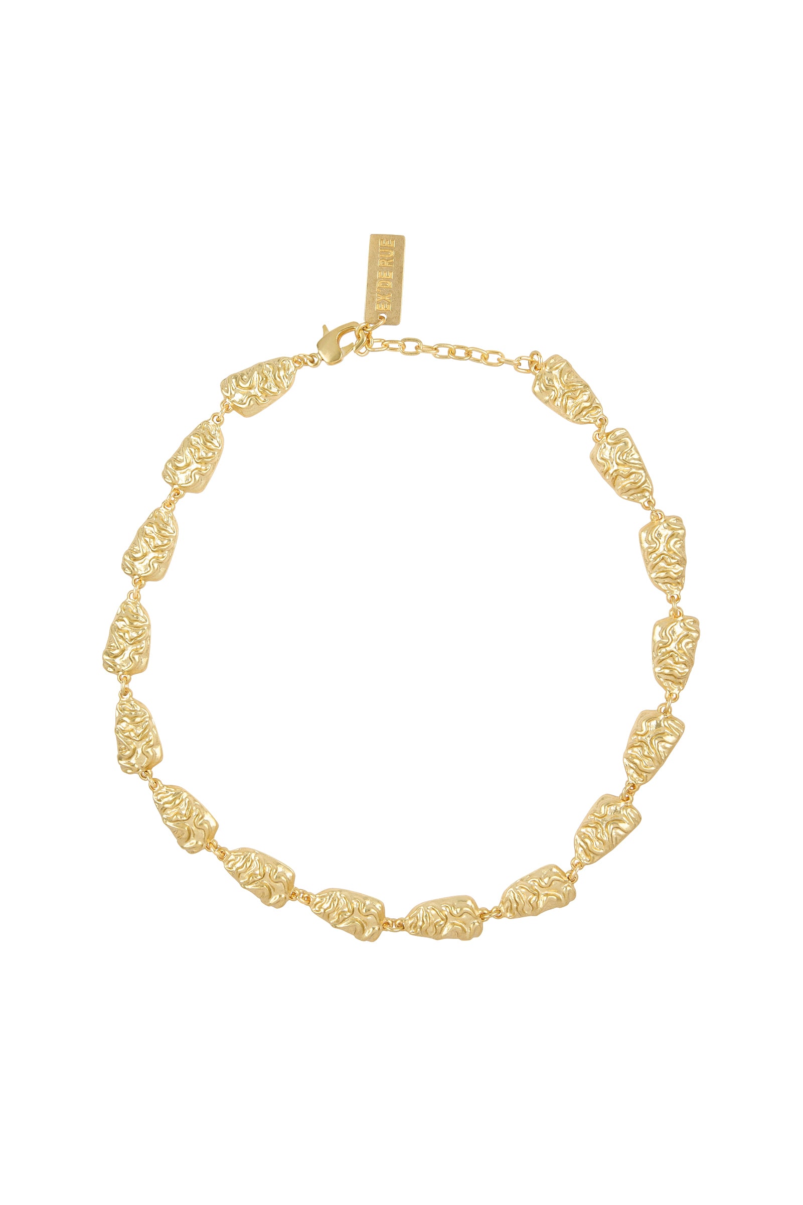 07 GALA EDGE  NECKLACE GOLD