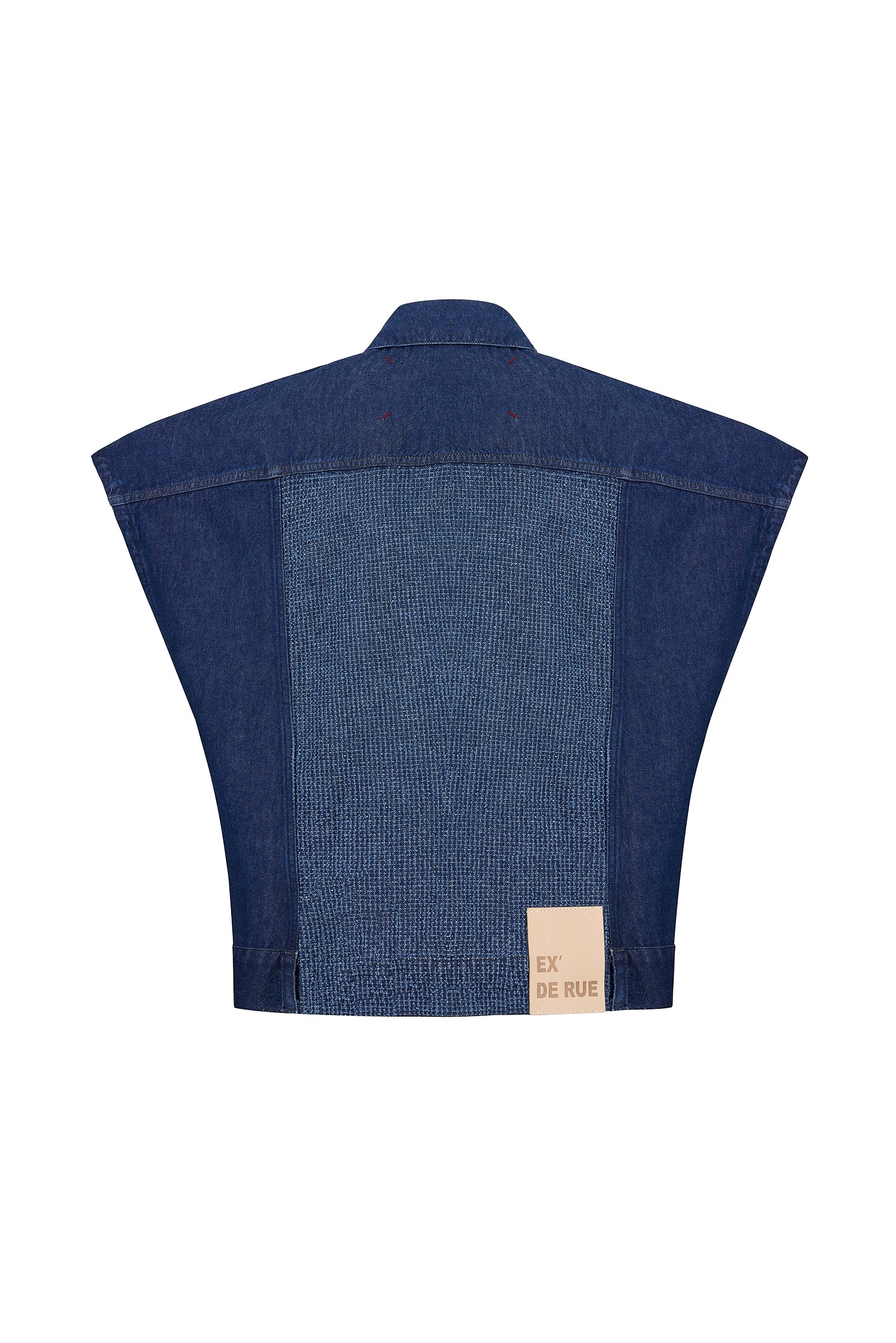Fray Denim Vest