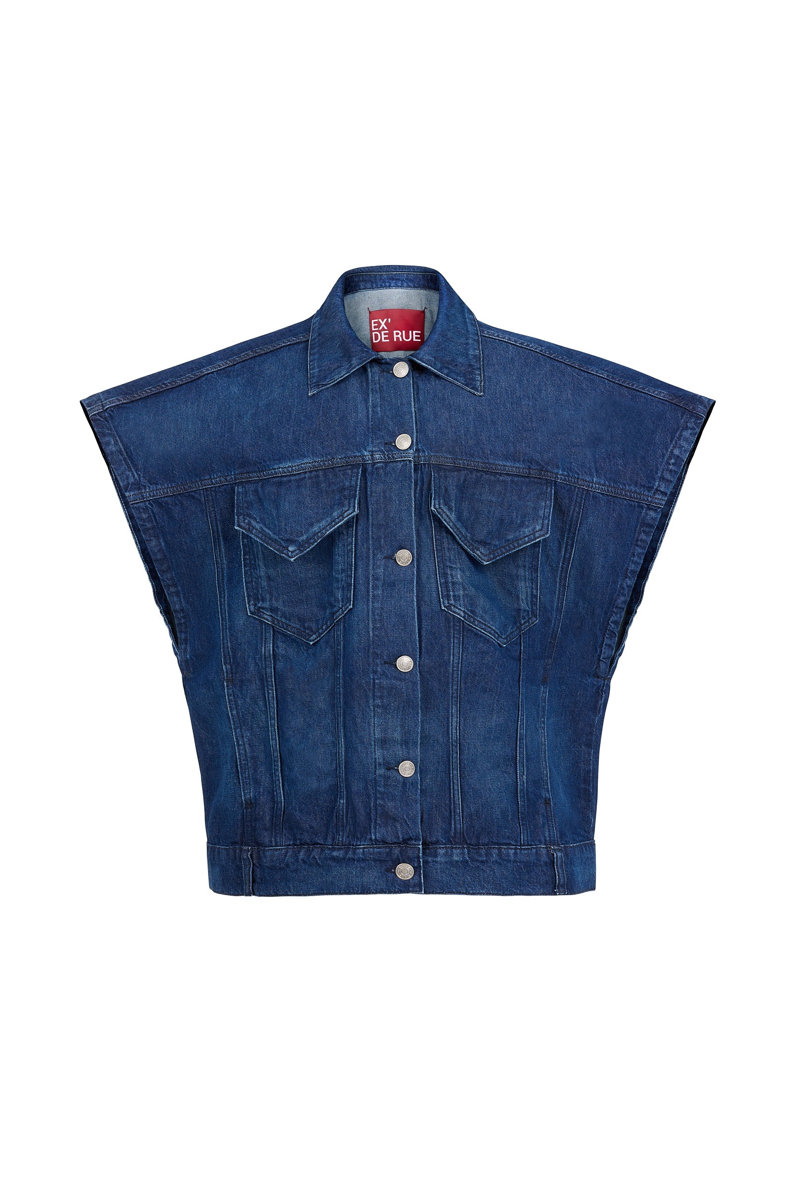 Blue Denim Vest III