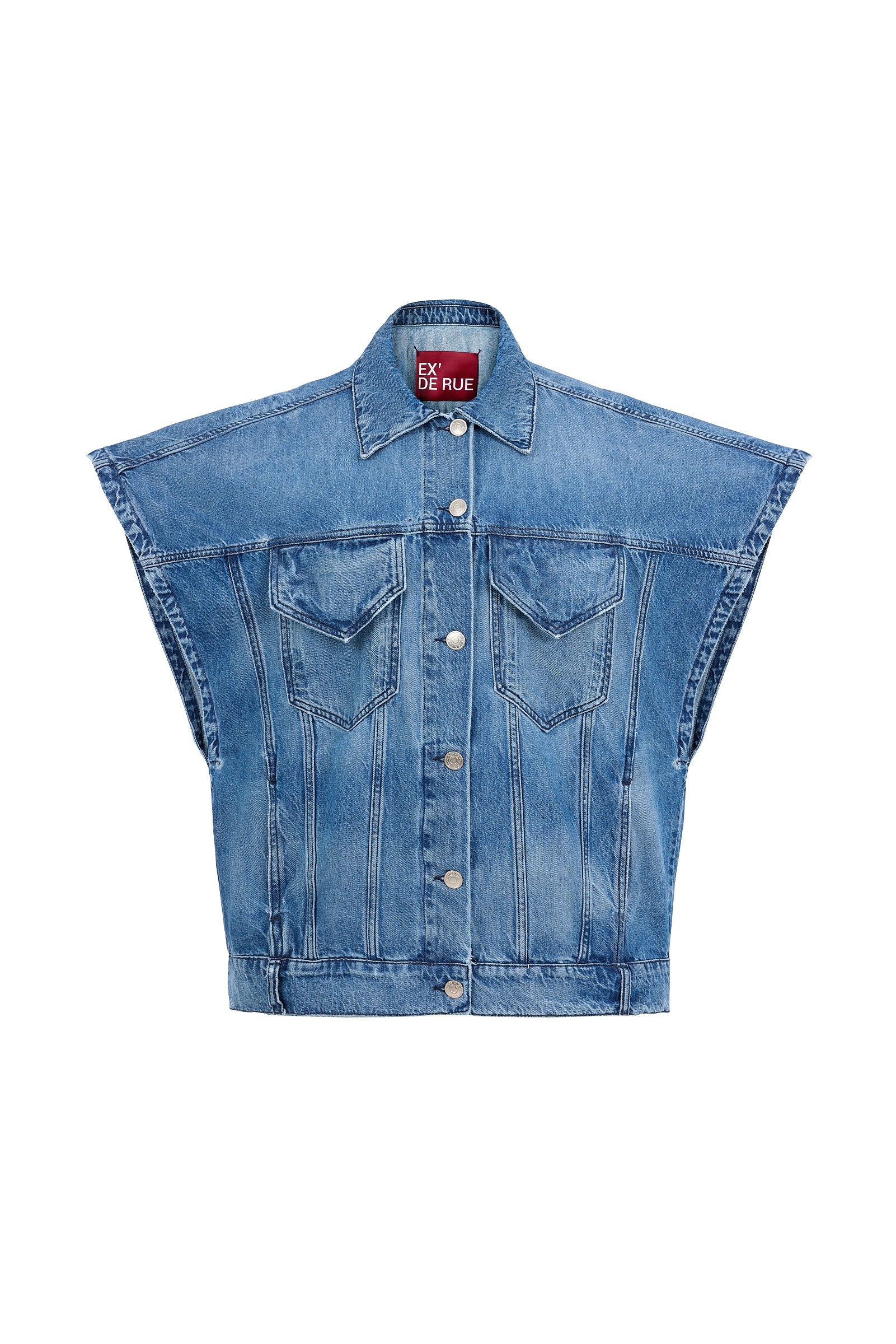 Blue Denim Vest II