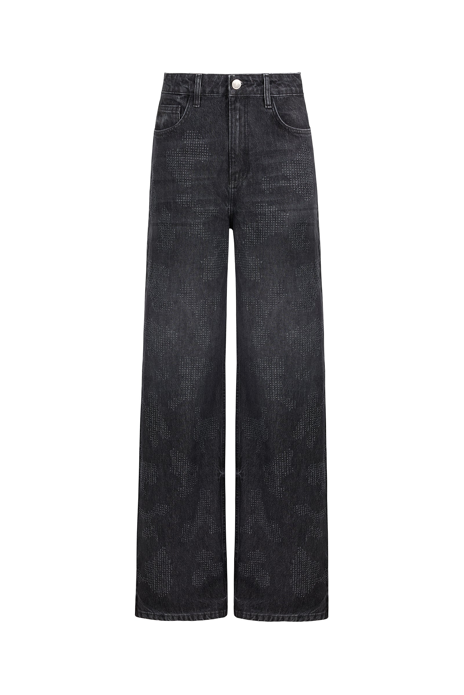 Fray Black Denim Jean I