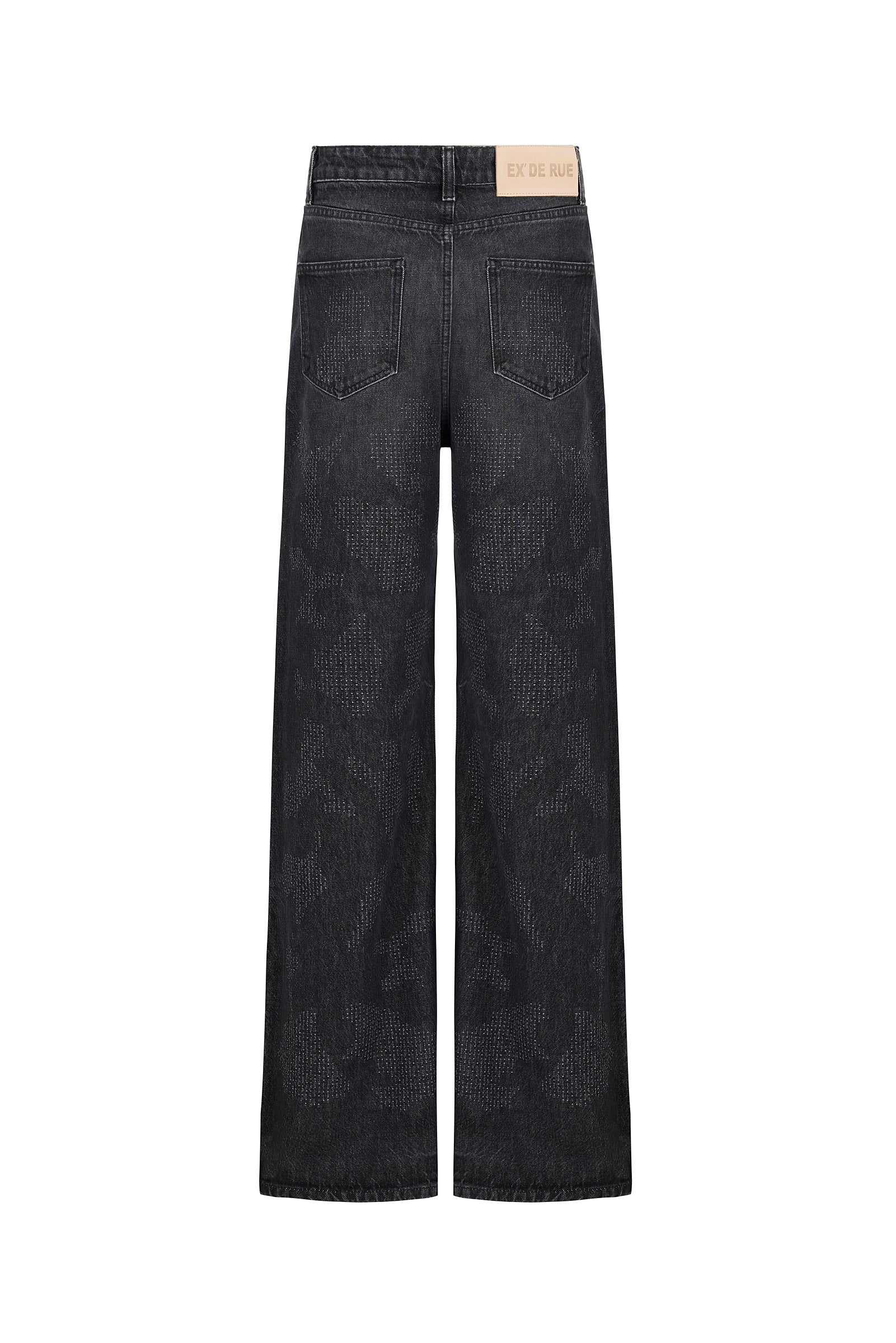 Fray Black Denim Jean I