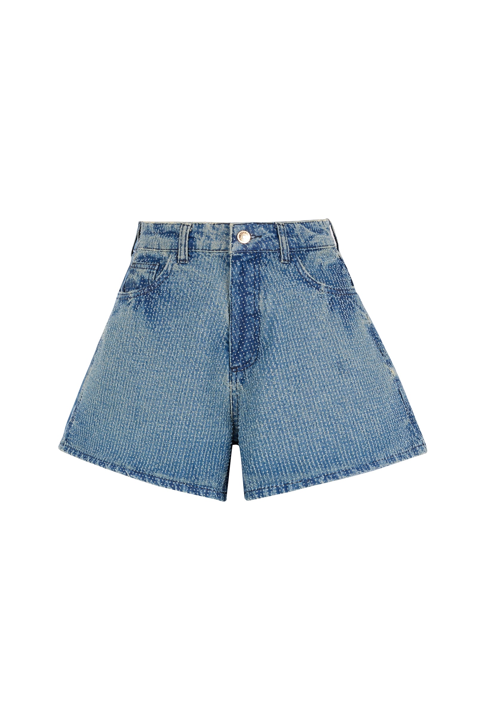 Fray Blue Denim Short II