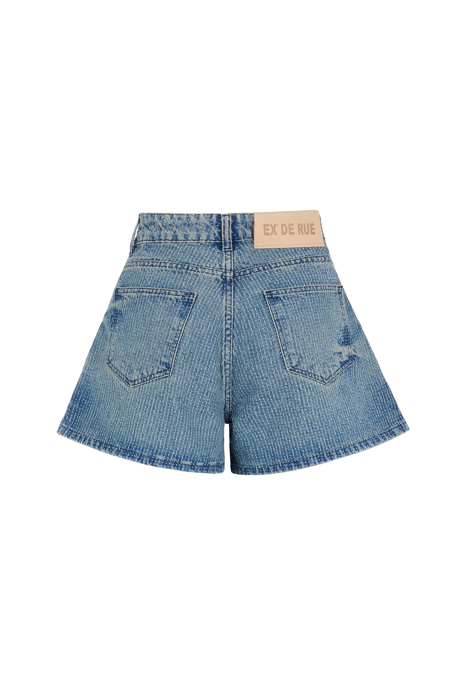 Fray Blue Denim Short II