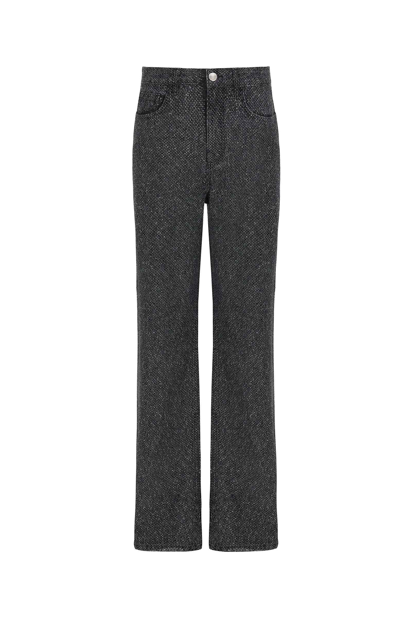 Fray Black Denim Jean II