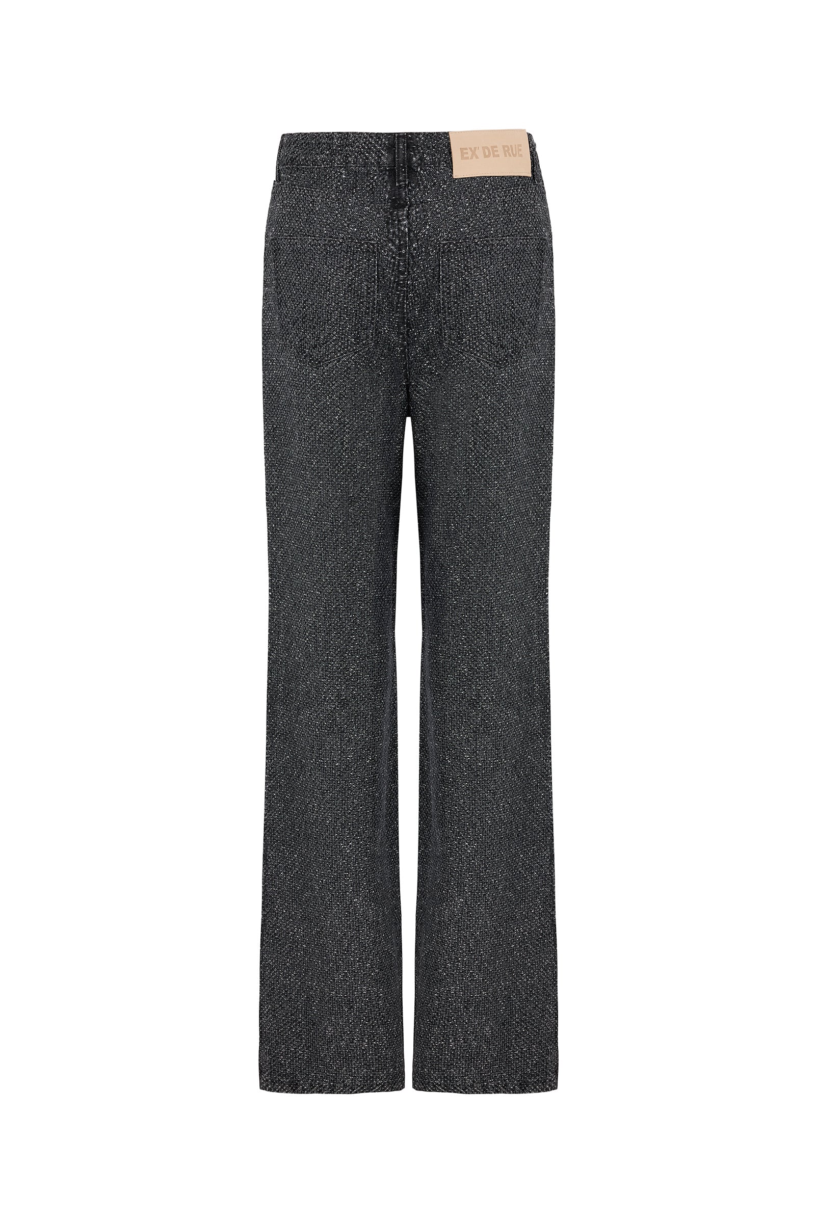 Fray Black Denim Jean II