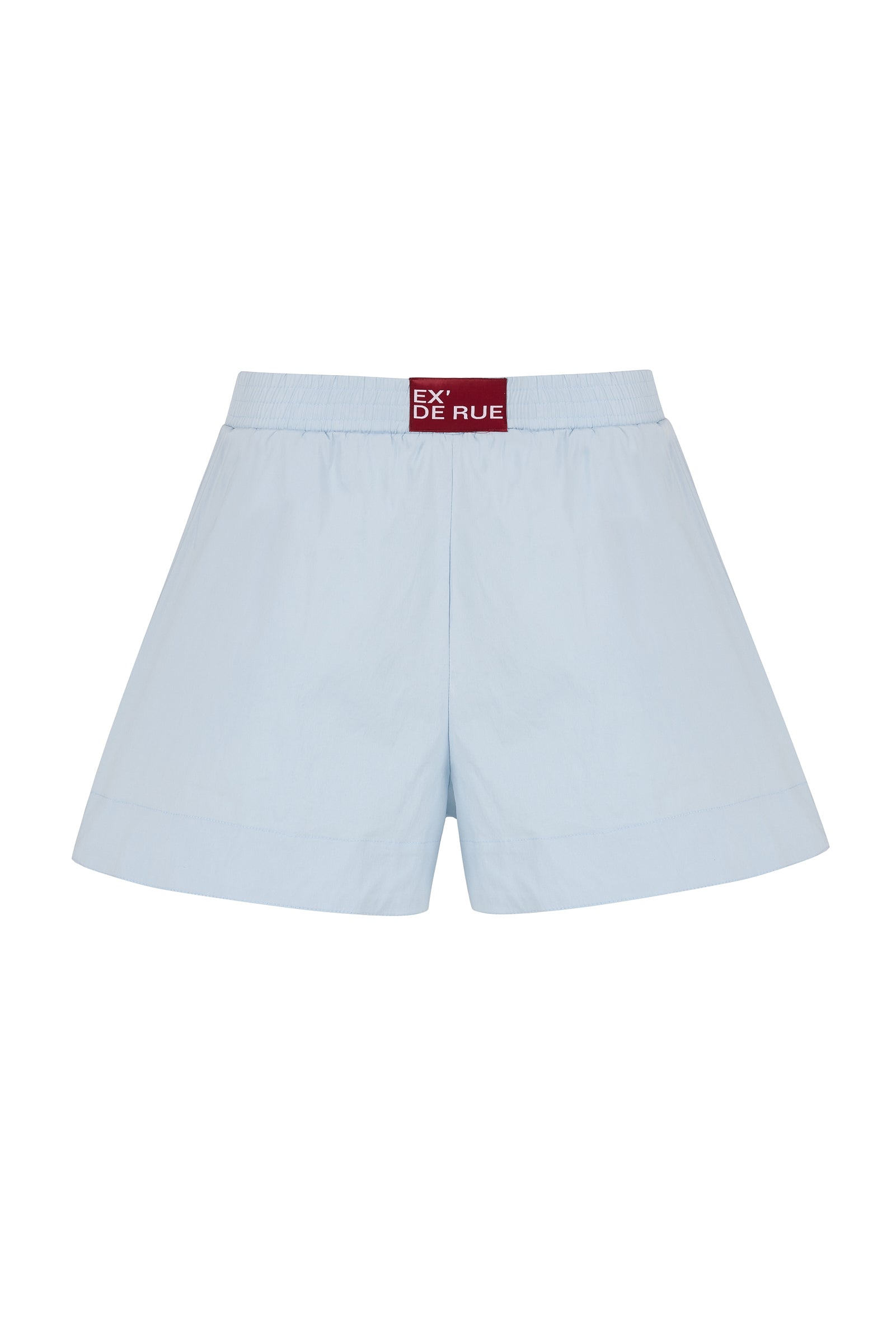 Blue Poplin Boxer