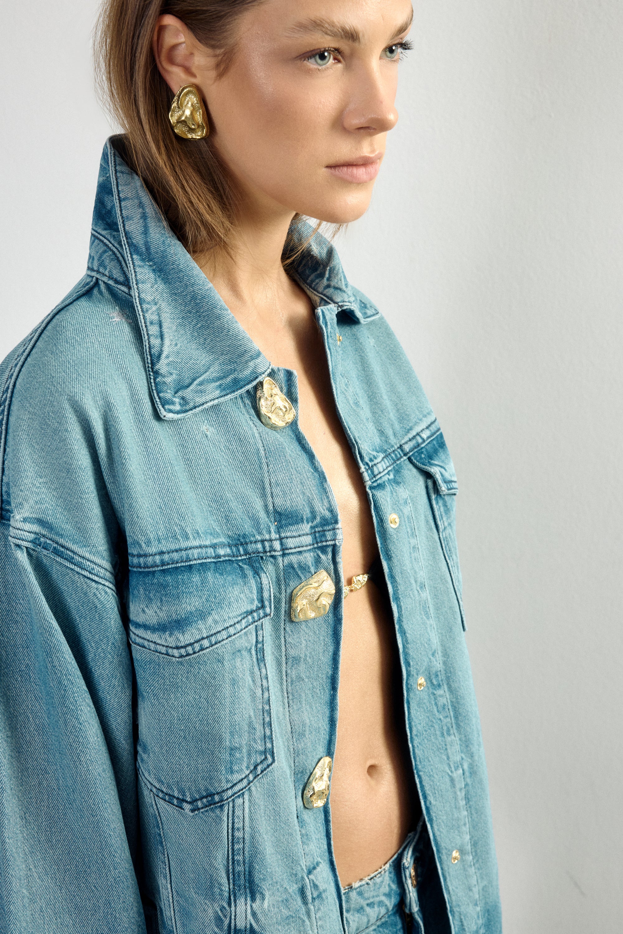 Gold Gala Denim Jacket