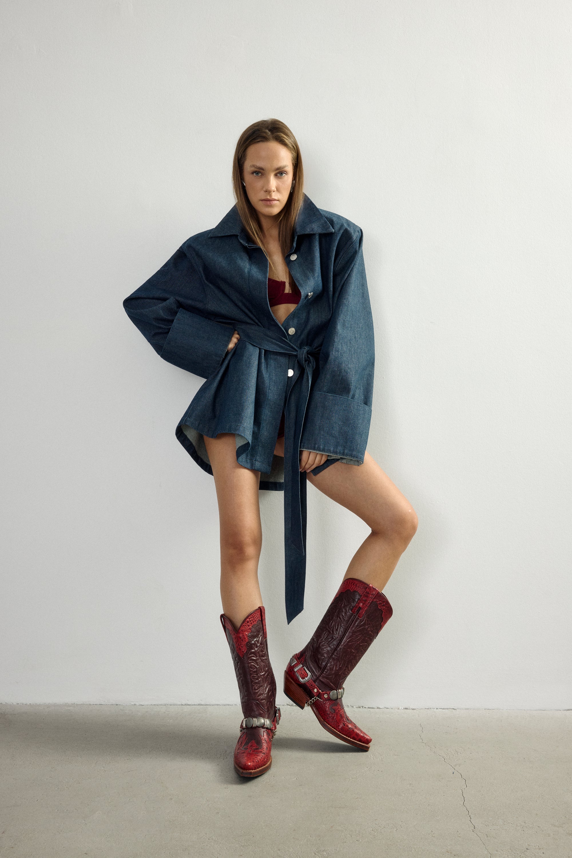 Haze Denim Kimono Shirt  II