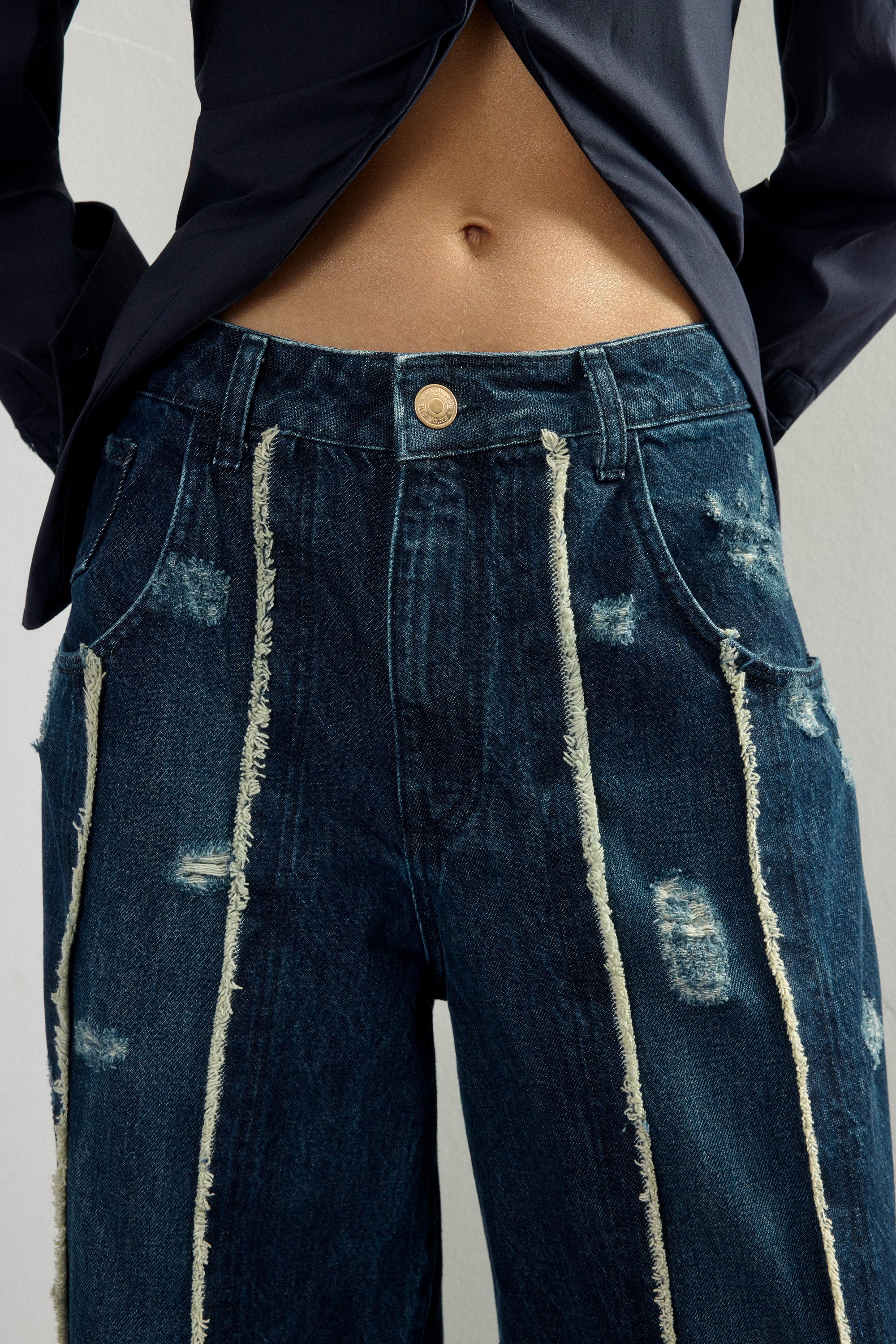 Fringe Denim Jean IV