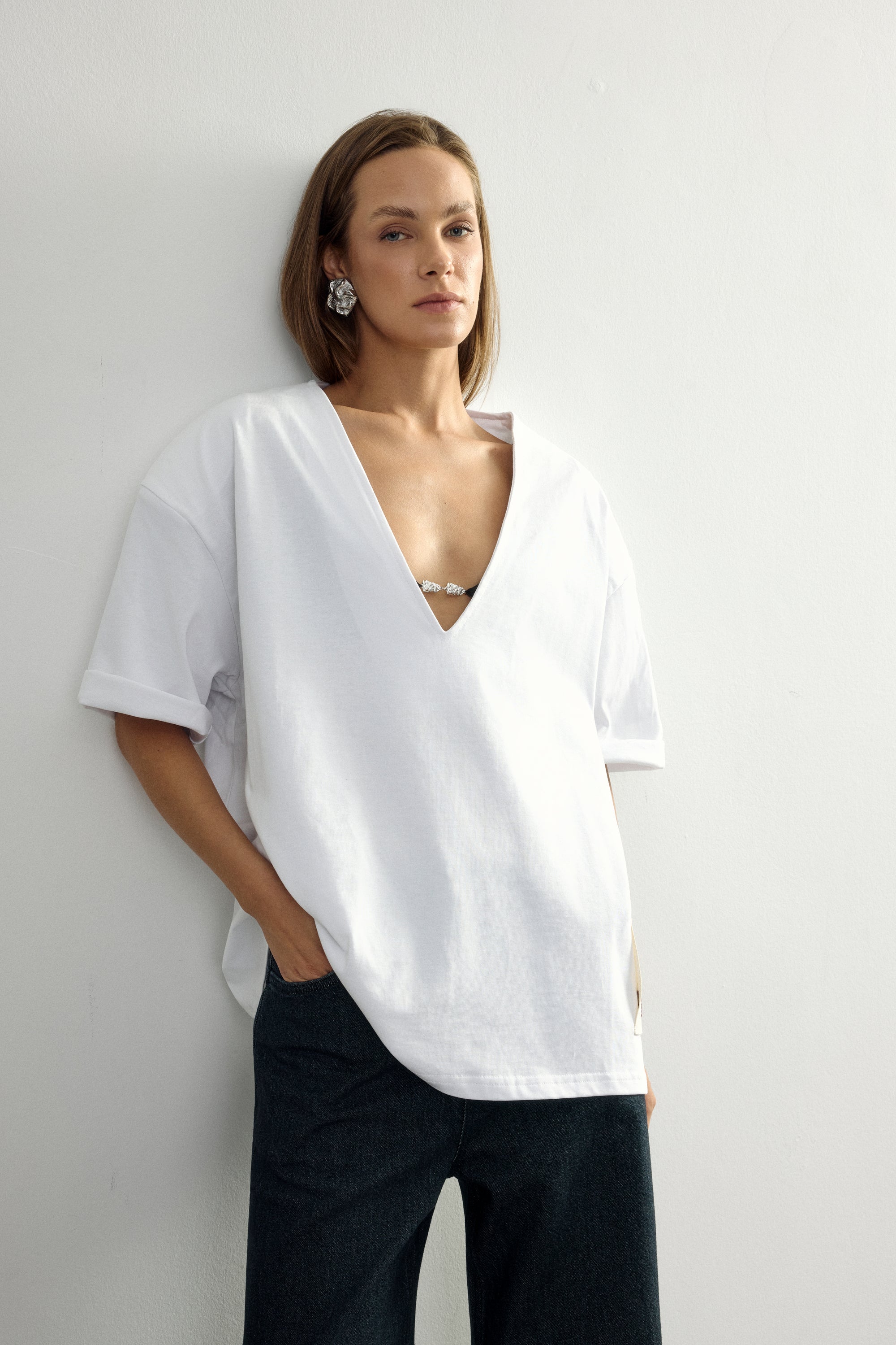 V Ex'De Rue Patch T-Shirt III Oversize Wadding