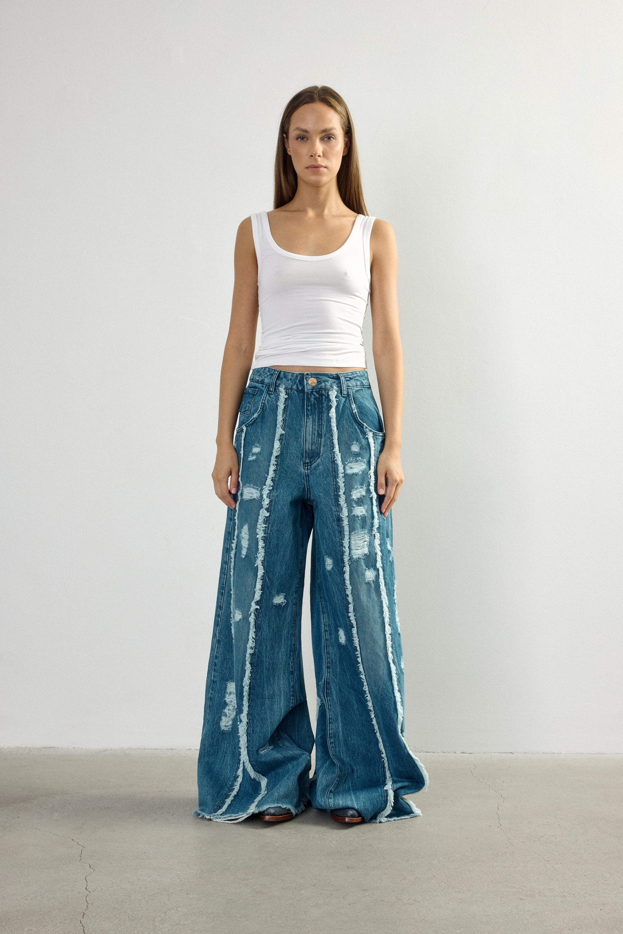 Fringe Denim Jean III