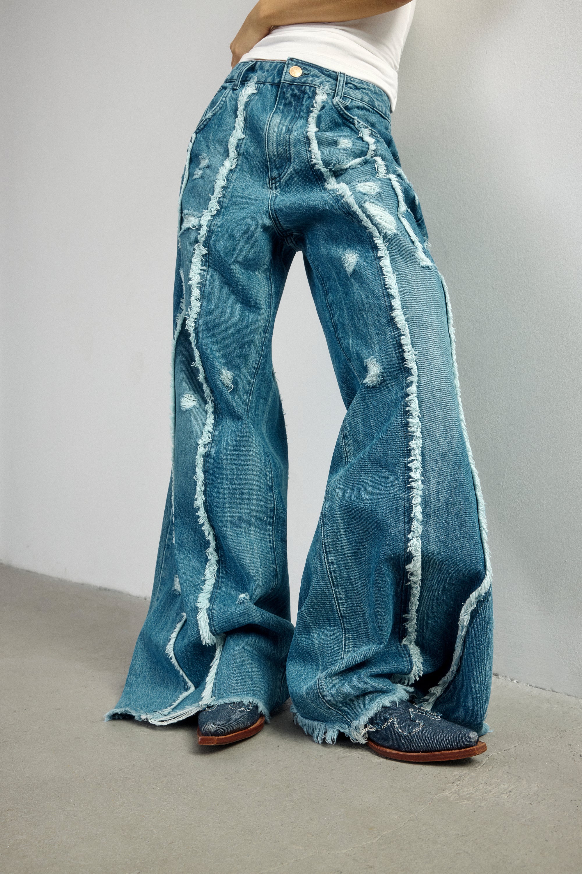 Fringe Denim Jean III