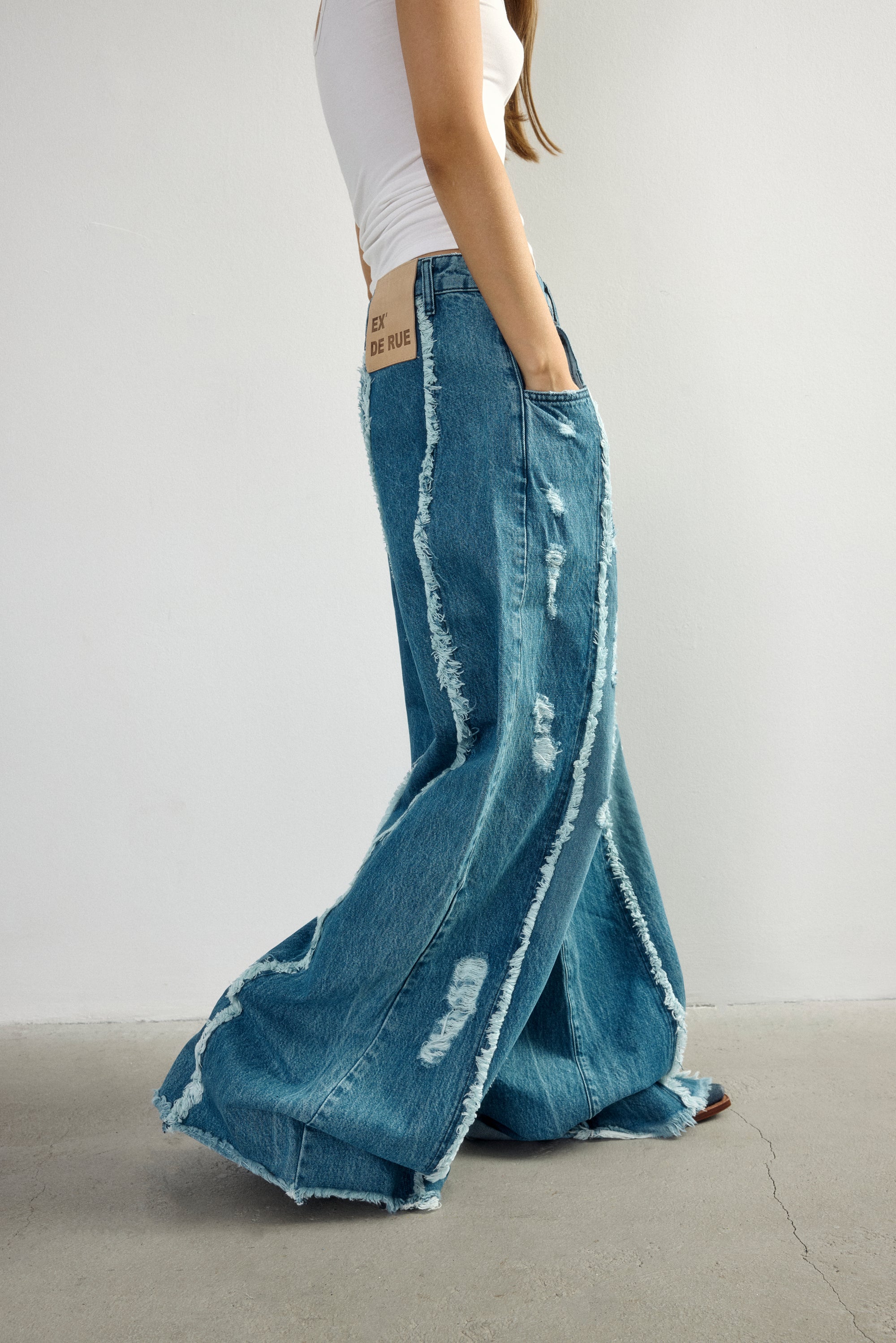 Fringe Denim Jean III