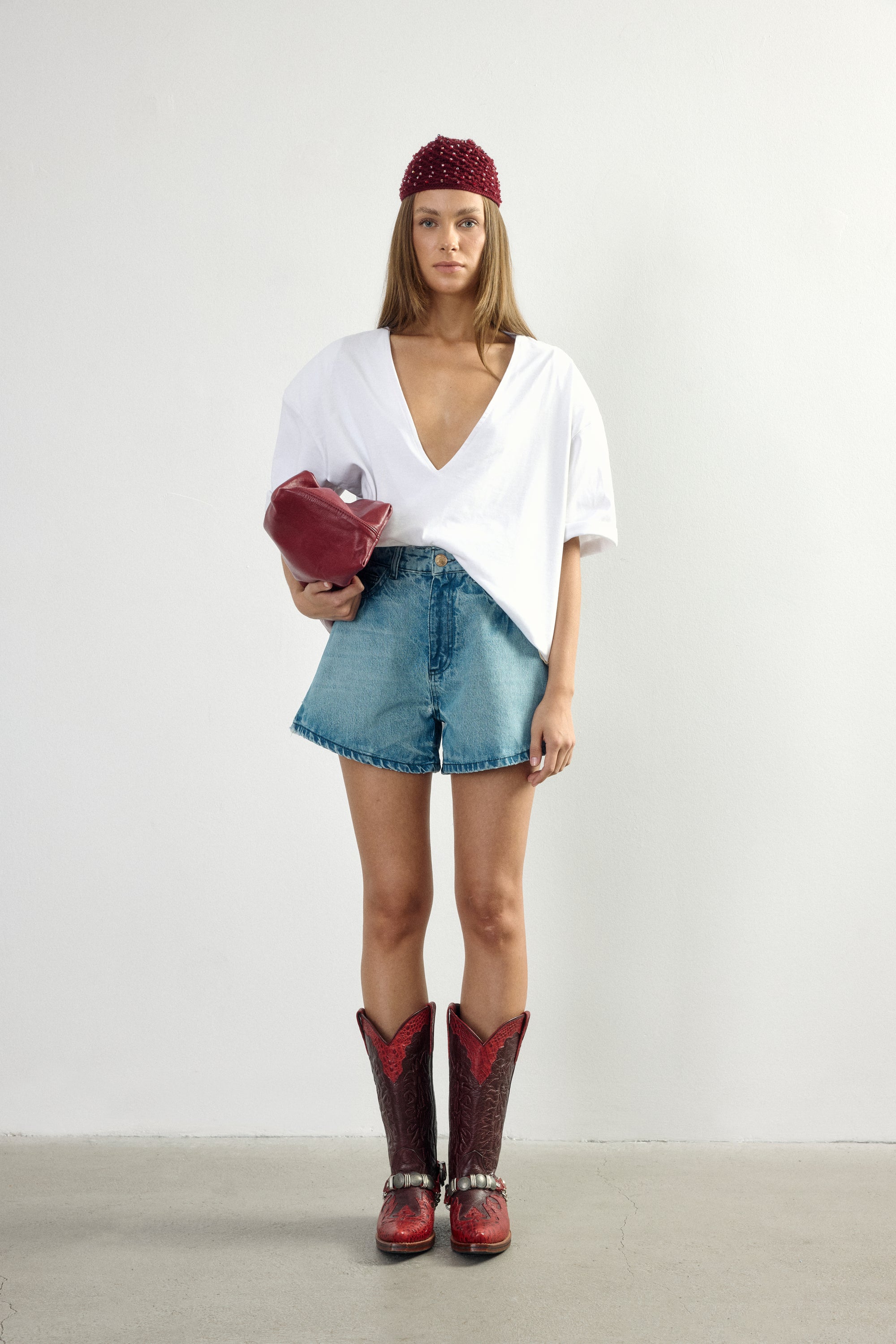 Haze Blue Denim Short I