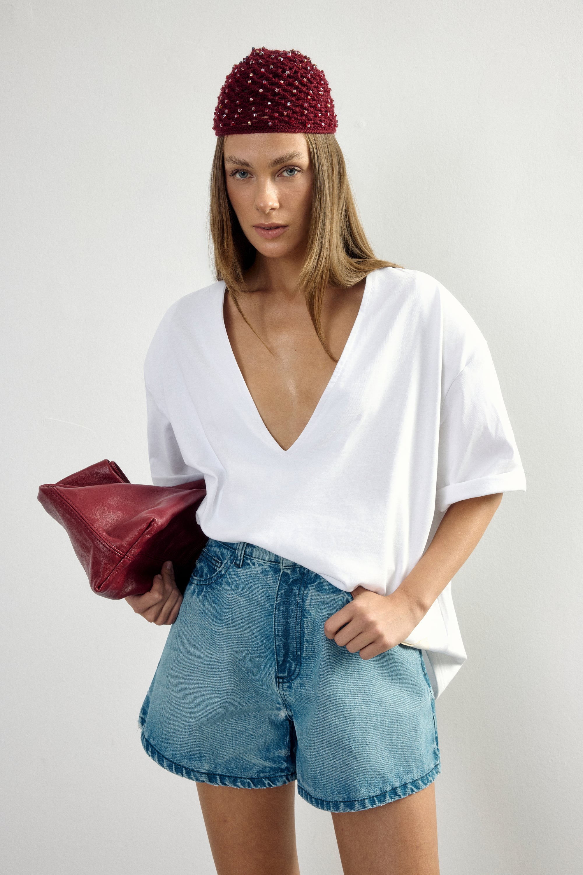 Haze Blue Denim Short I