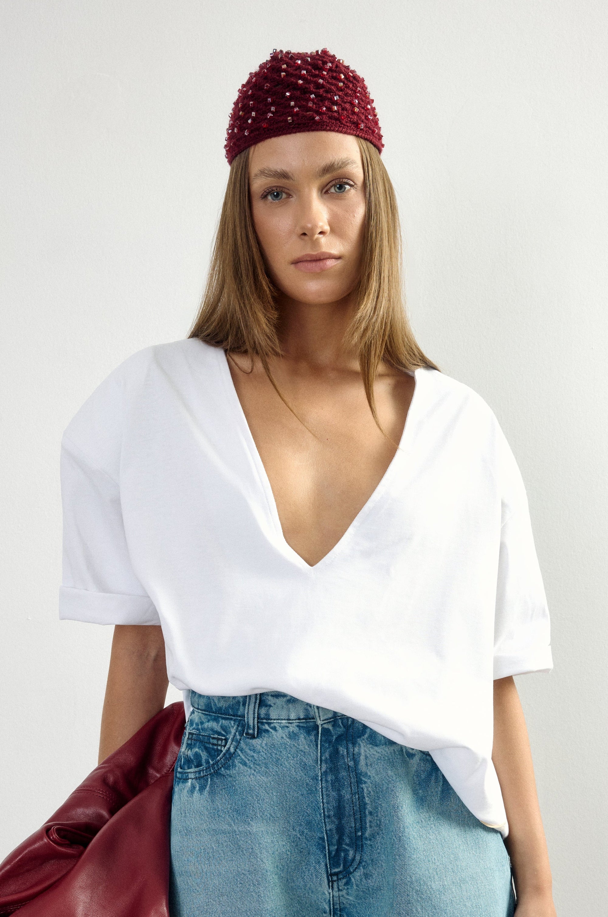 V Ex'De Rue Patch T-Shirt I Oversize