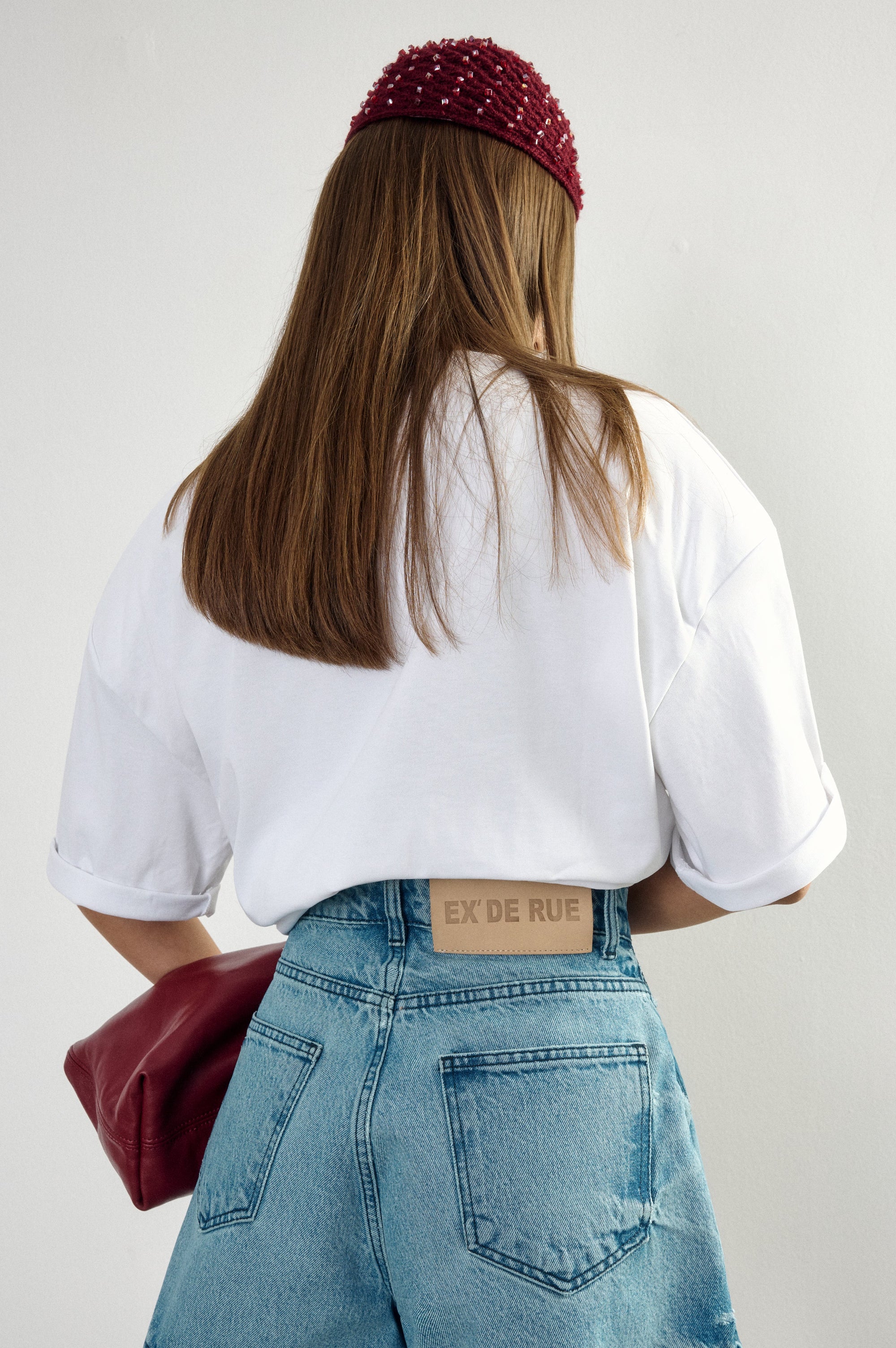 V Ex'De Rue Patch T-Shirt I Oversize