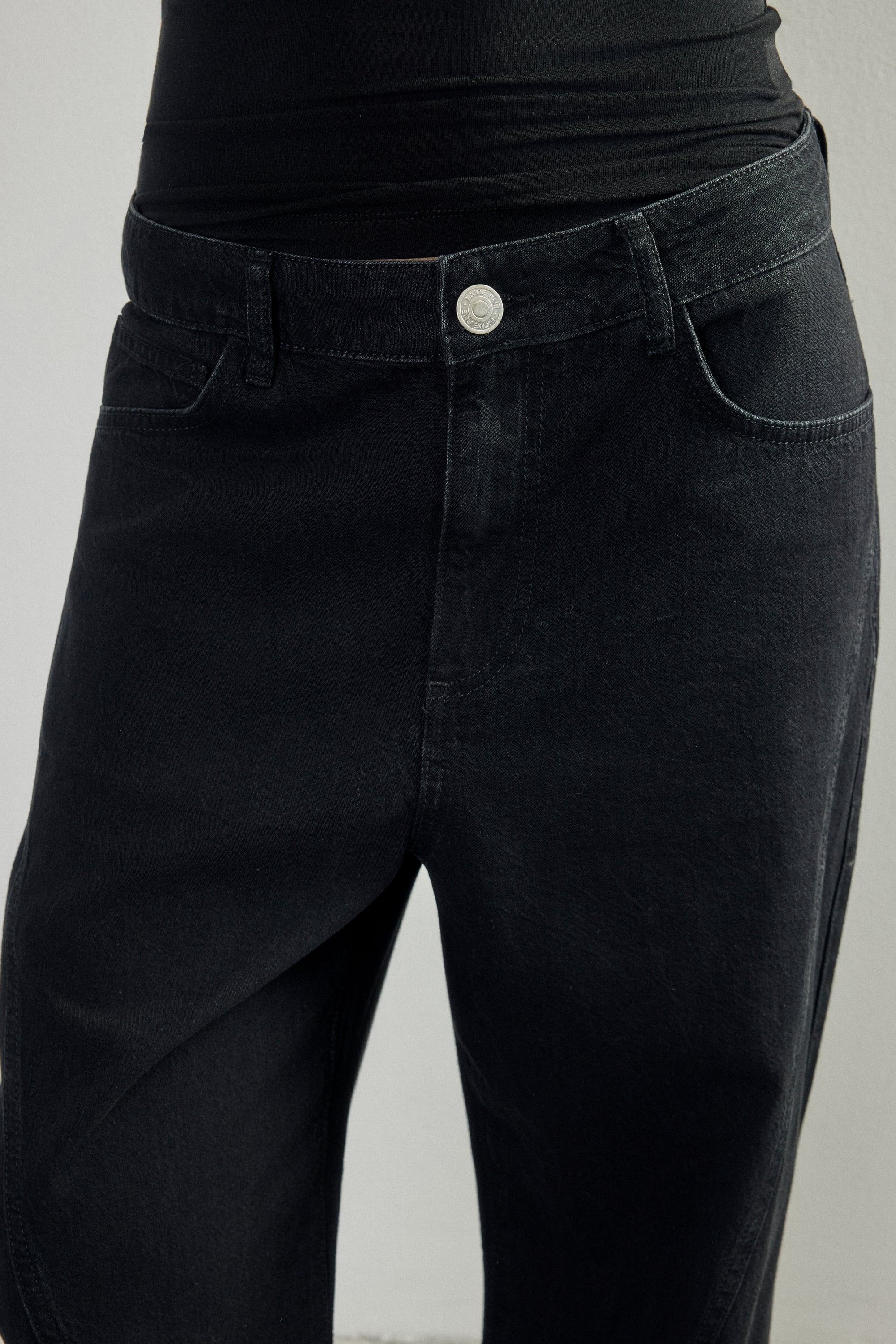 Black Denim Kimono Jean