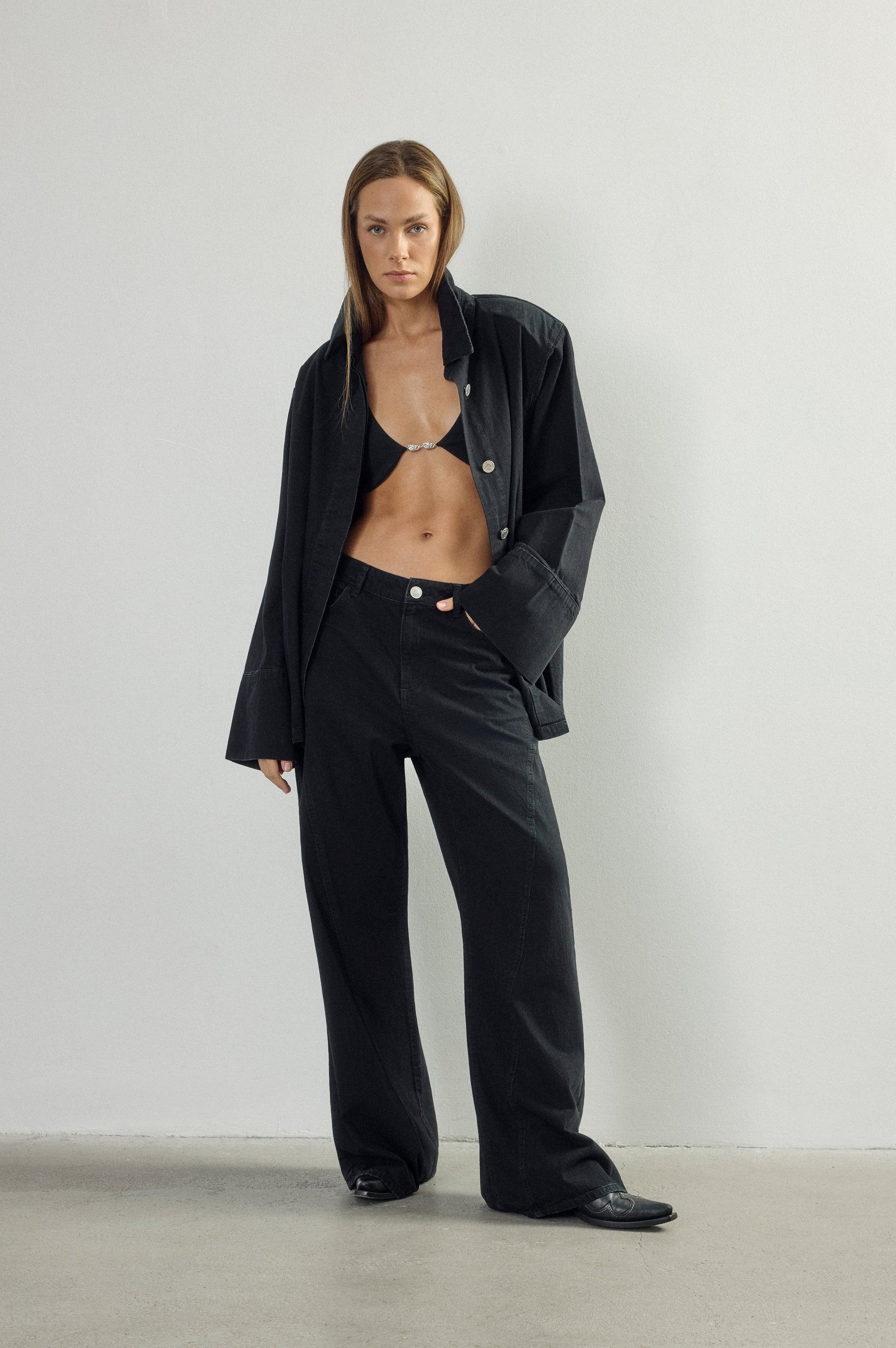 Haze Denim Kimono Shirt III