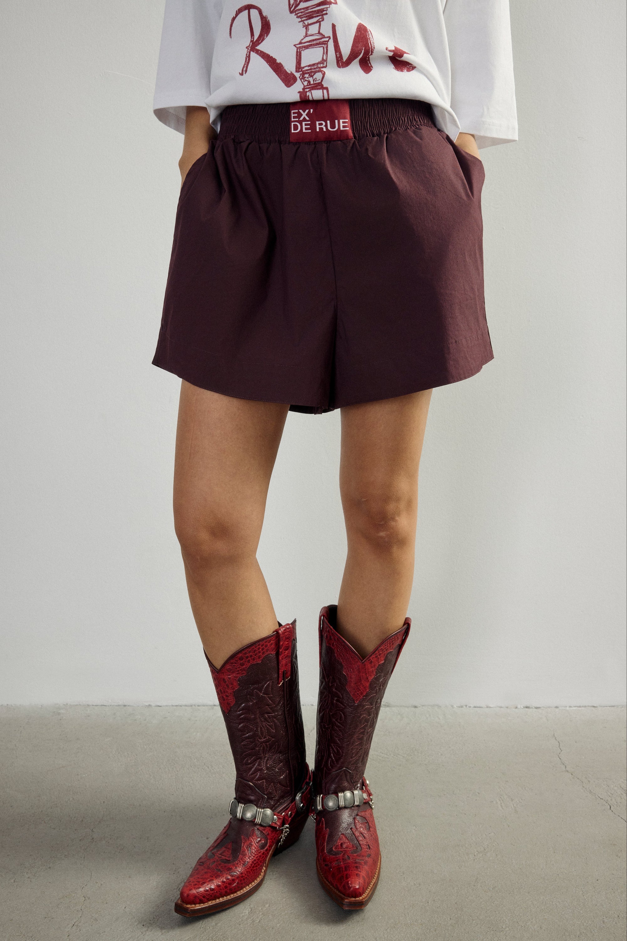 Bordoeux Poplin Boxer