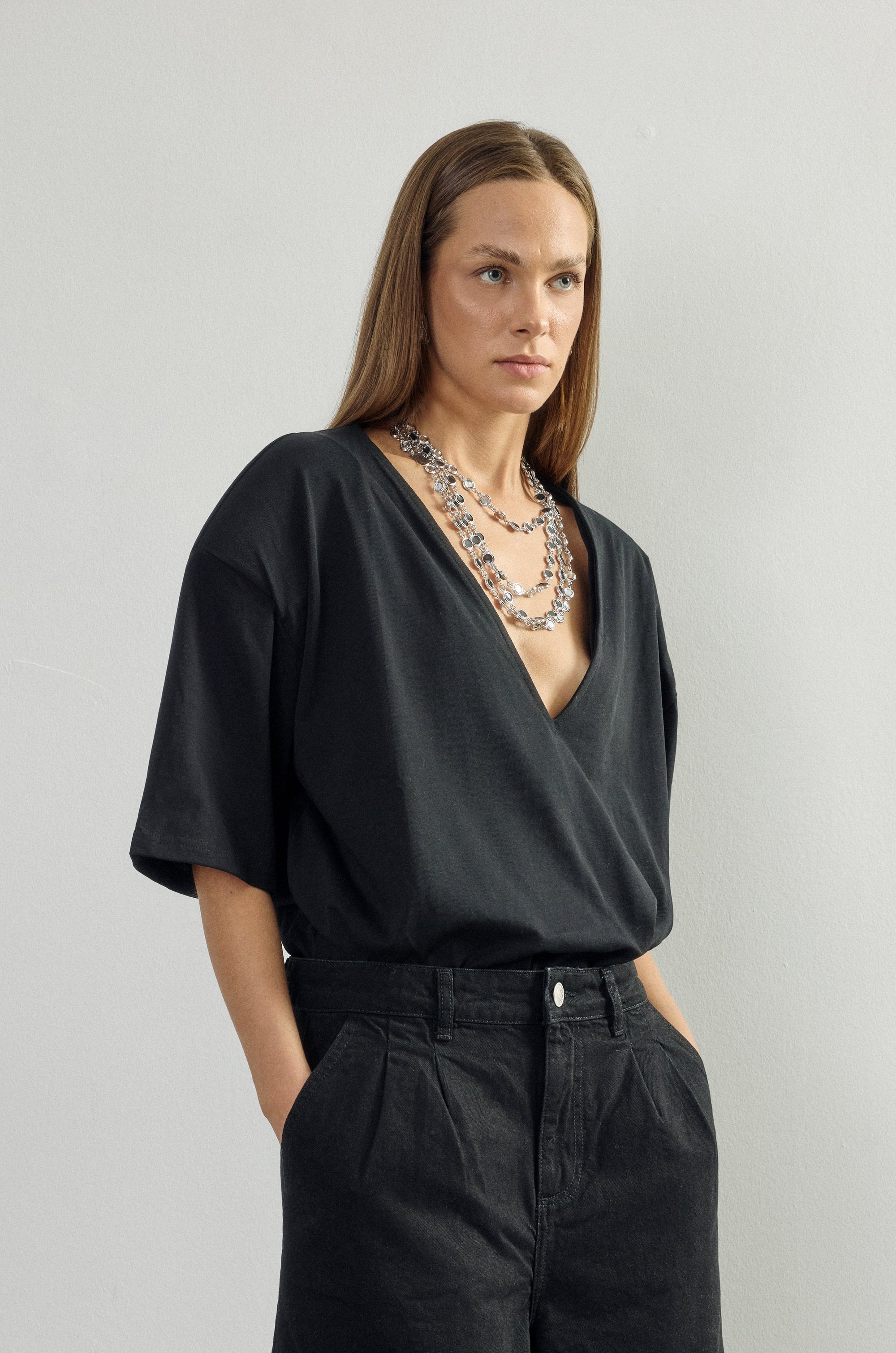 V Ex'De Rue Patch T-Shirt IV Oversize