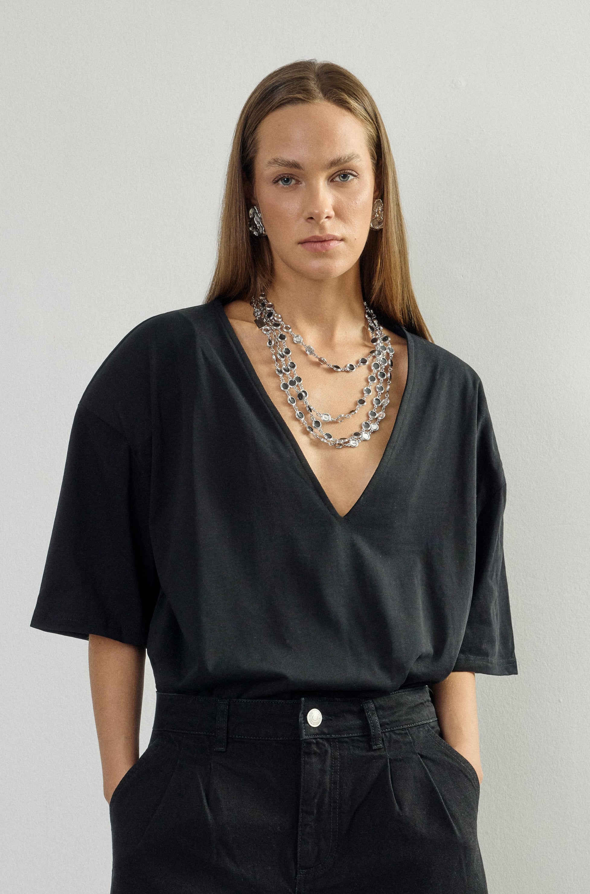 V Ex'De Rue Patch T-Shirt IV Oversize