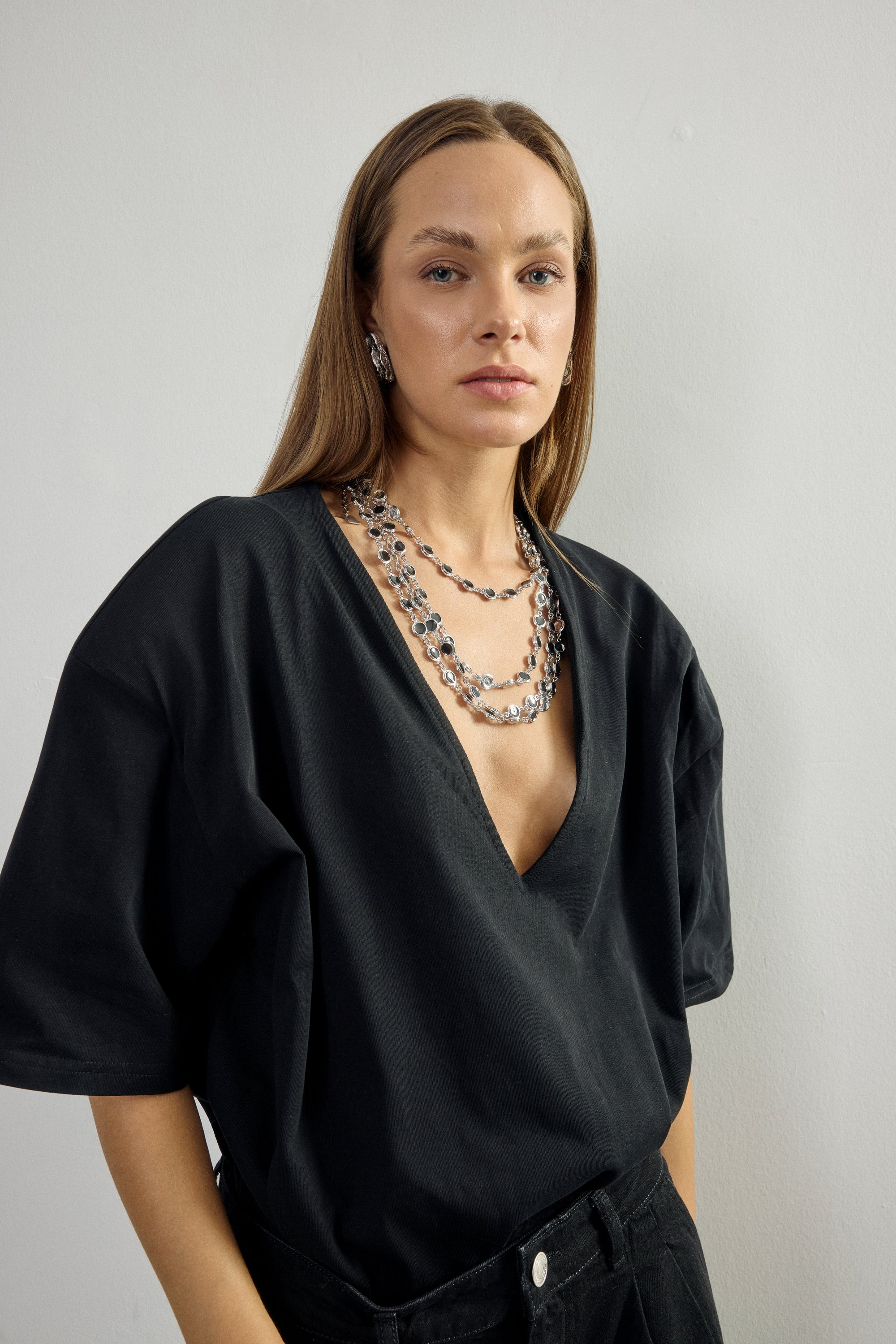 V Ex'De Rue Patch T-Shirt IV Oversize