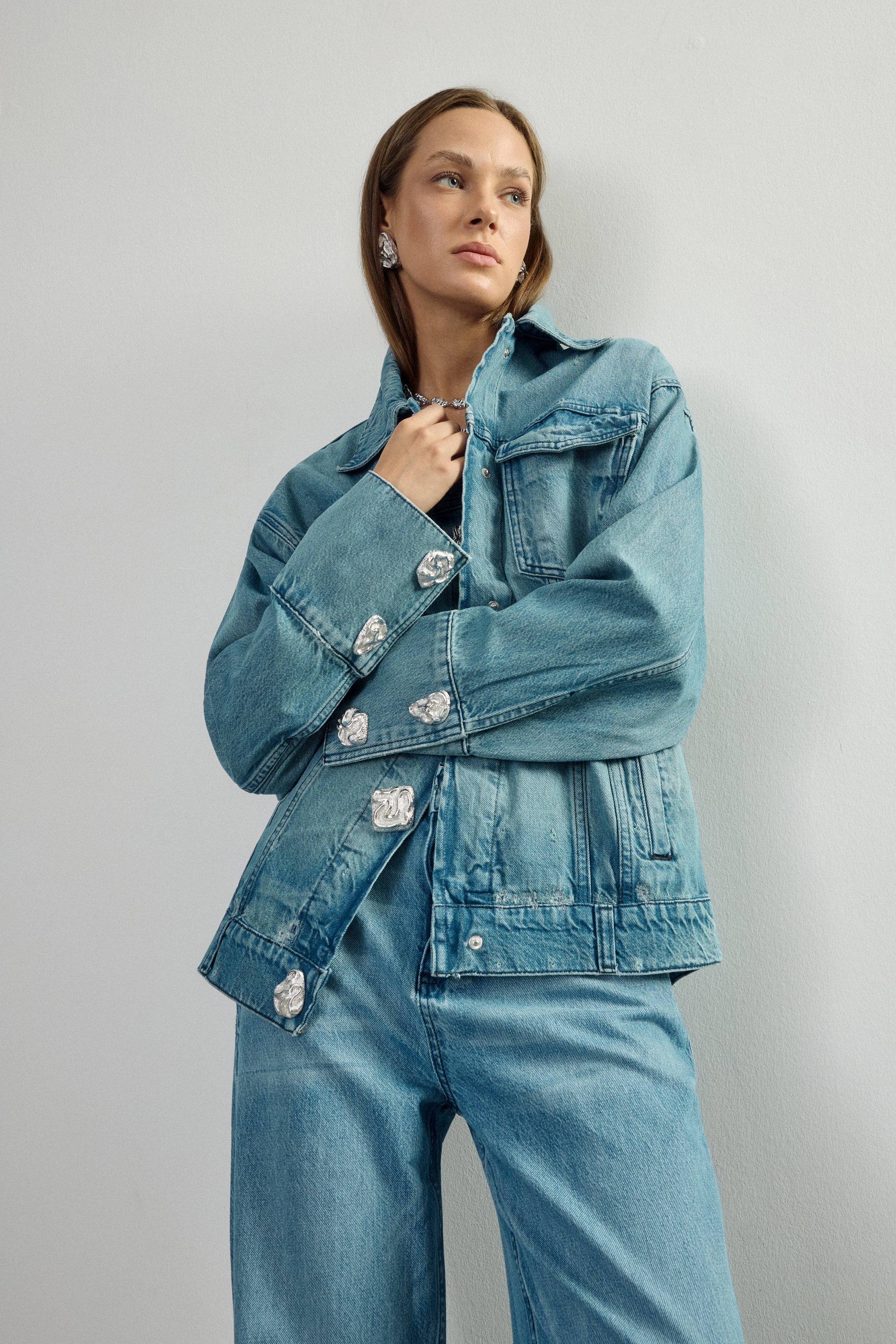 Silver Gala Denim Jacket