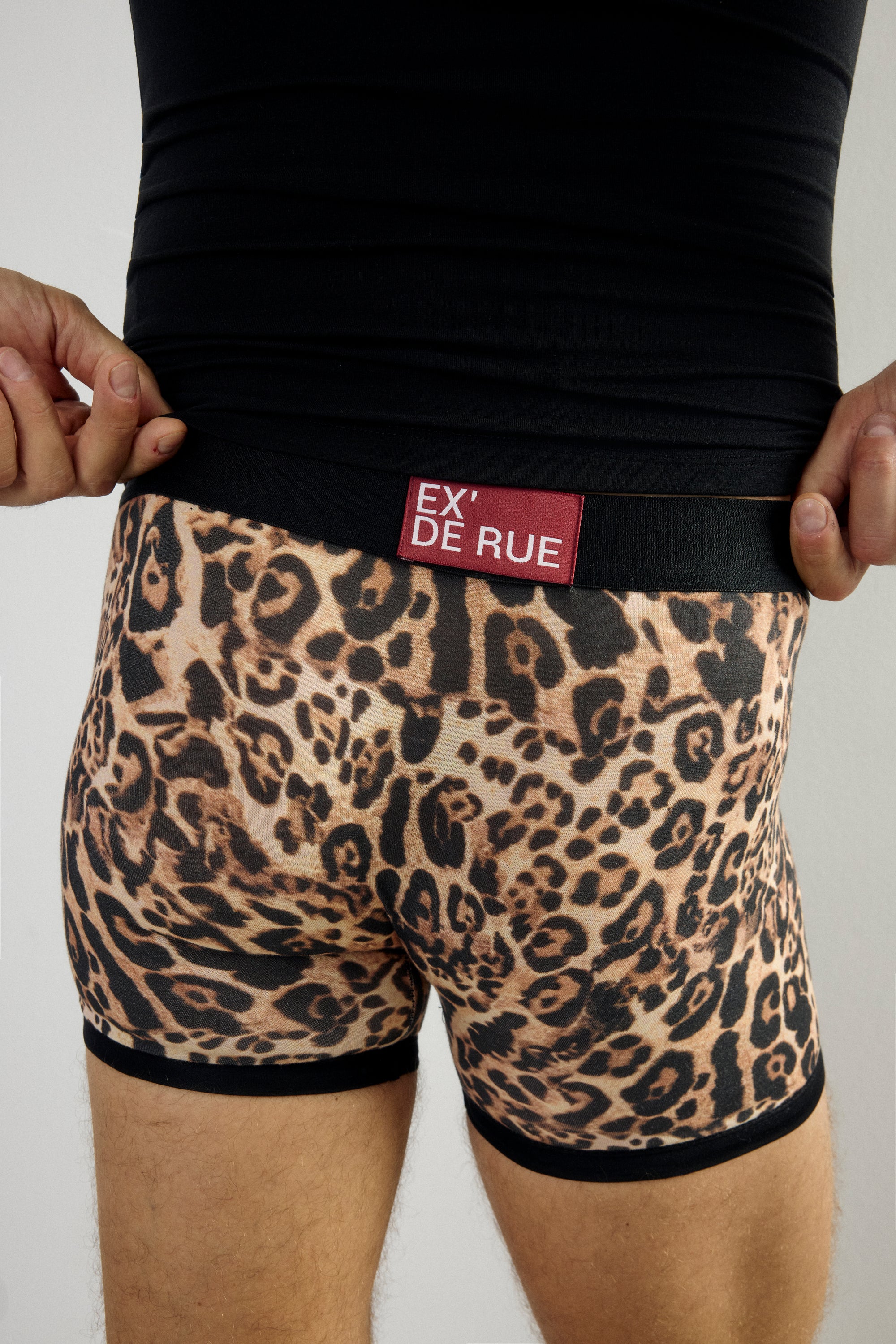 Leopard Print Cotton Boxer
