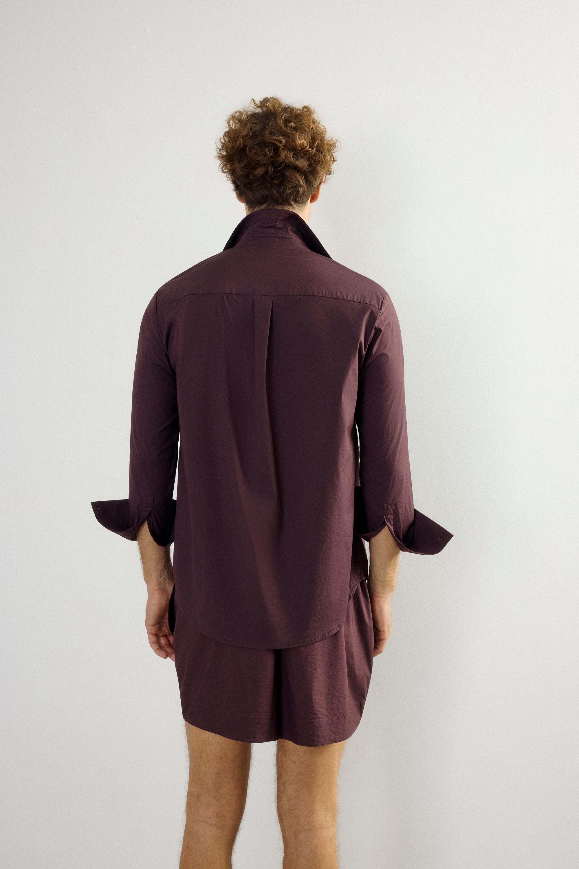 Oversize Bordeaux Shirt