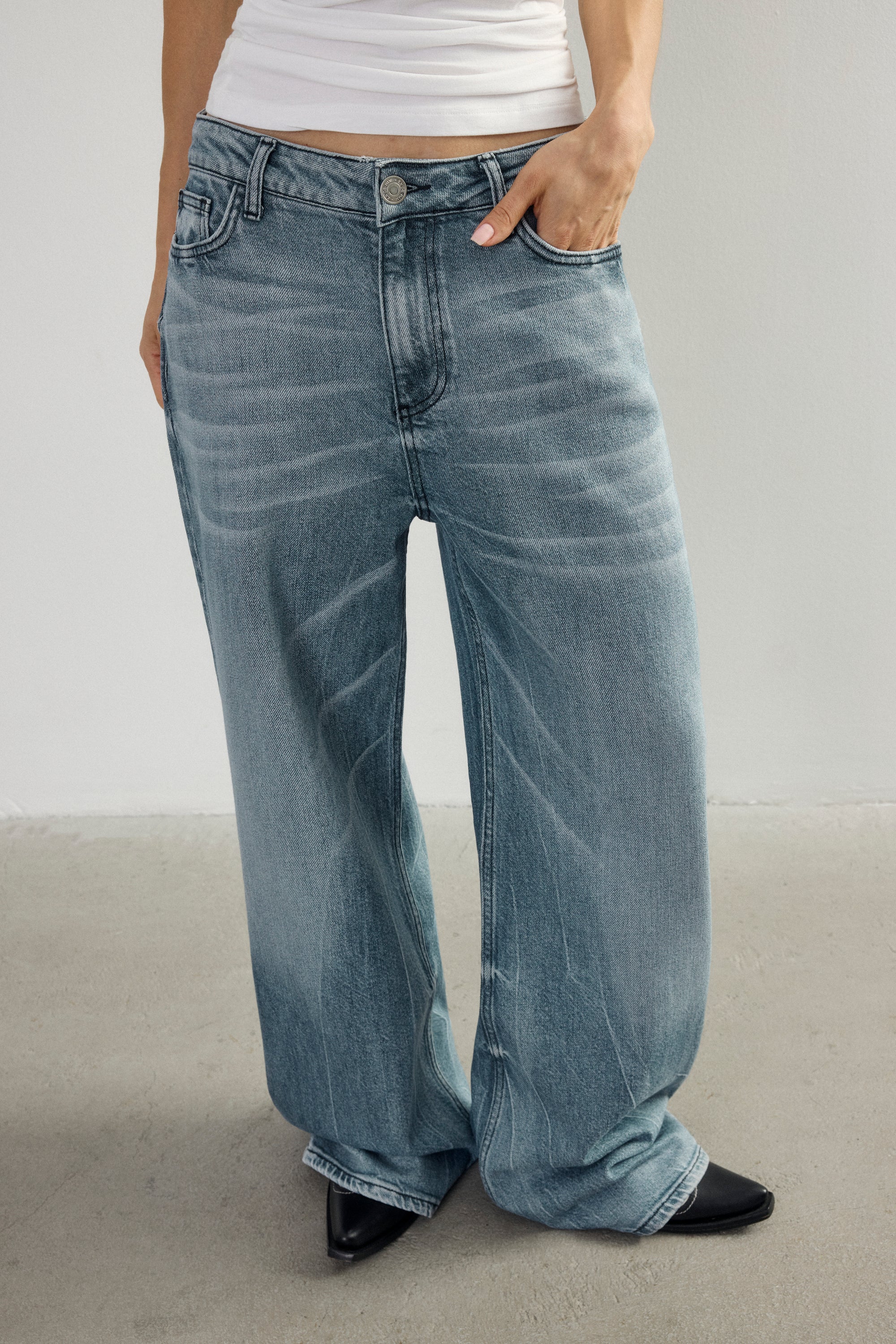 Haze Gray Denim Jean II