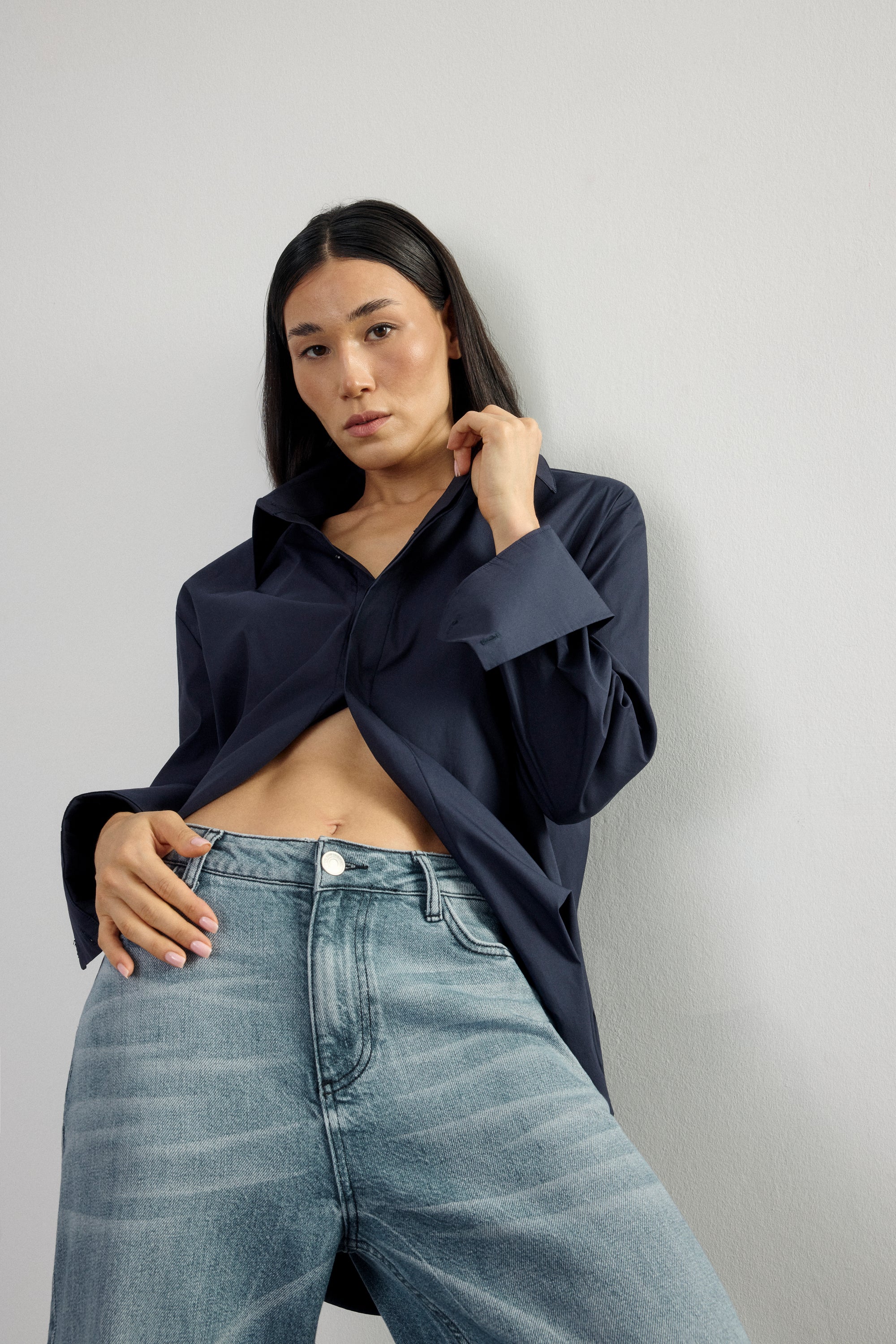 Oversized Merlot Shirt